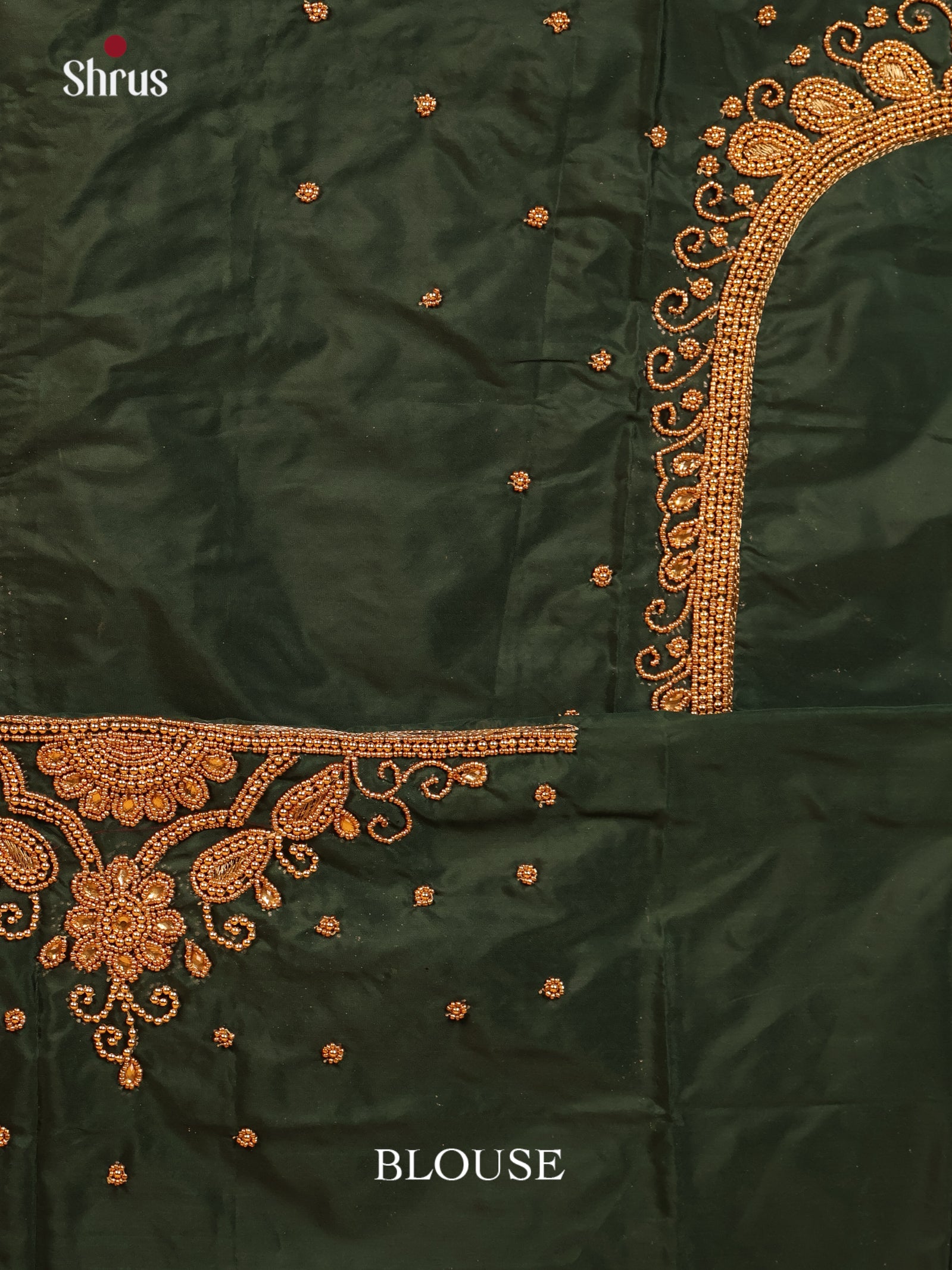 Dark Green - Aari Blouse