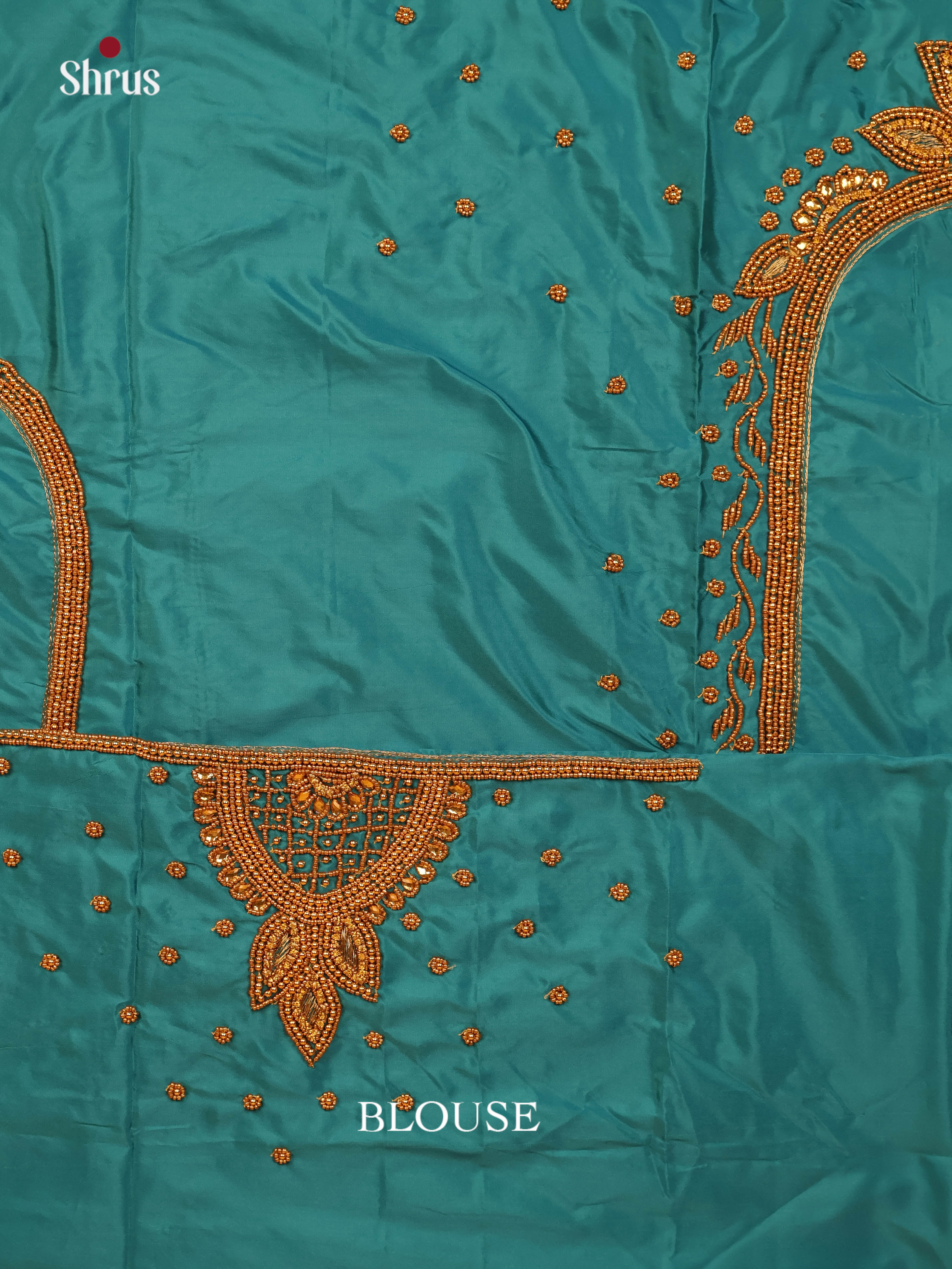 Teal - Aari Blouse