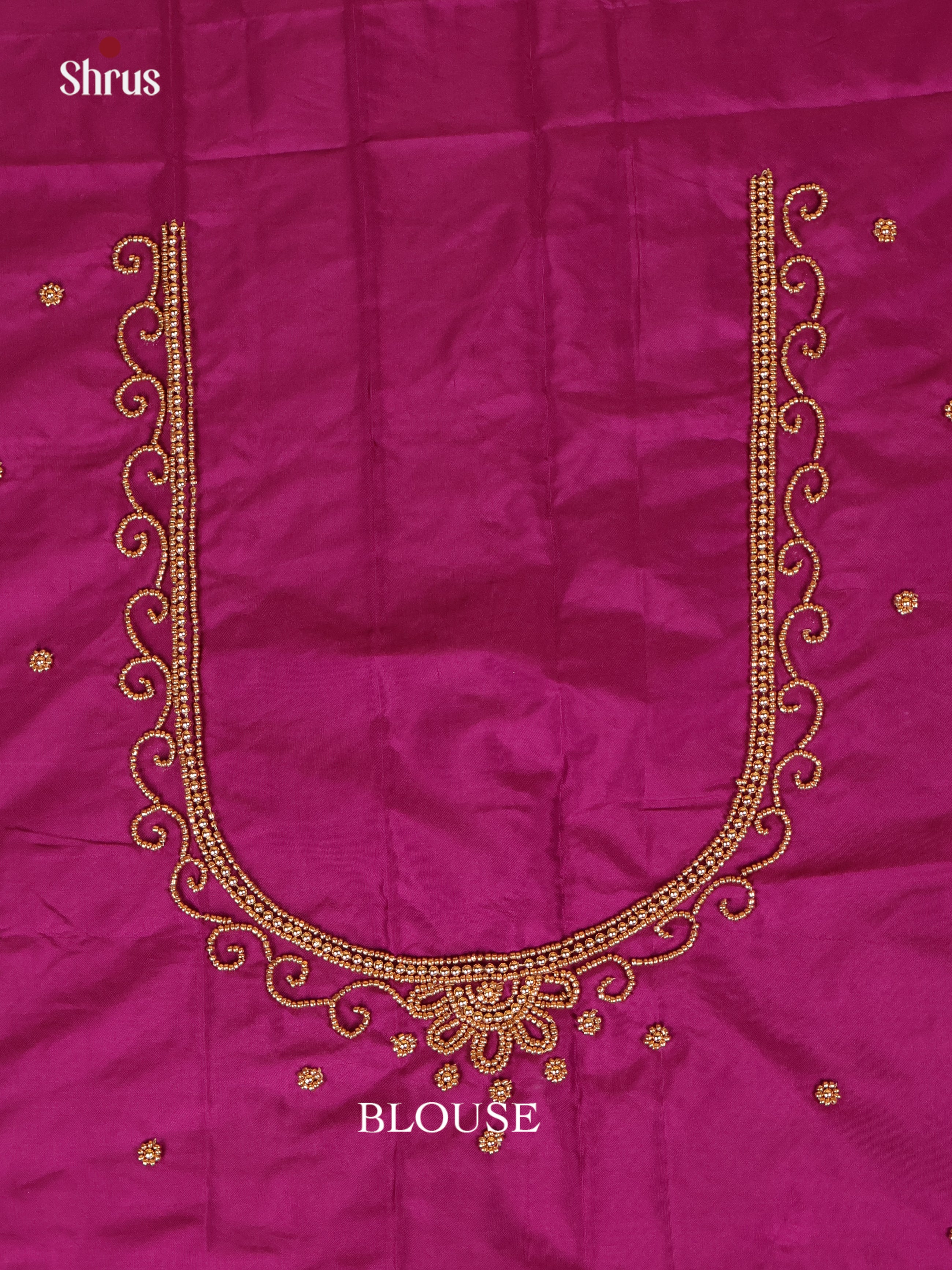 Purple - Aari Blouse - Shop on Shrus.com