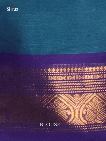 Peacock Blue & Blue -  Chettinad Cotton