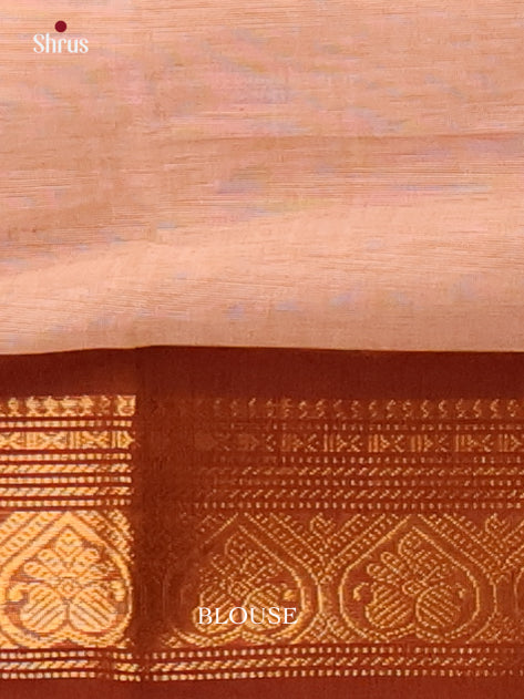 Dusty Pink & Brown - Chettinad Cotton