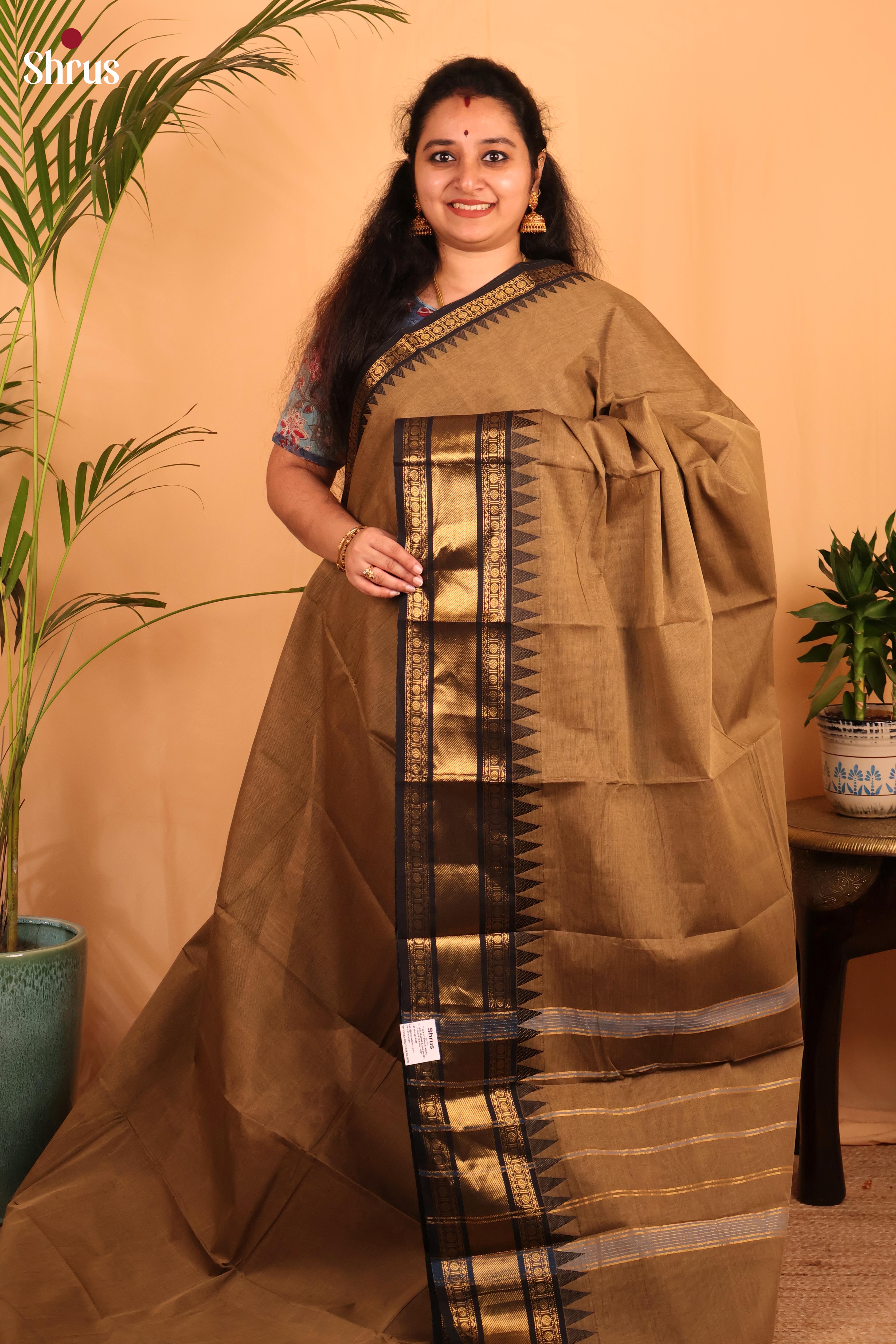 Brown & Black - Chettinad Cotton