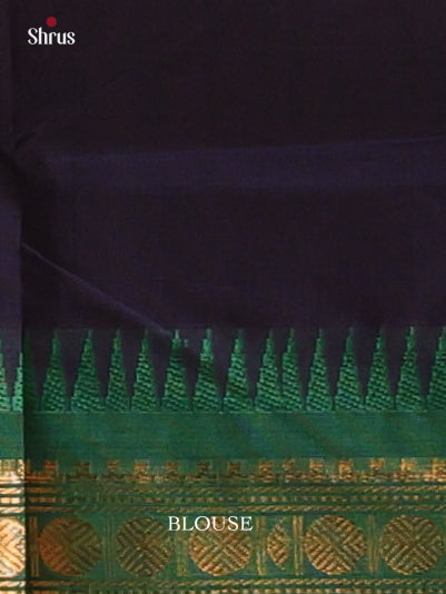 Violet & Green - Chettinad Cotton Saree