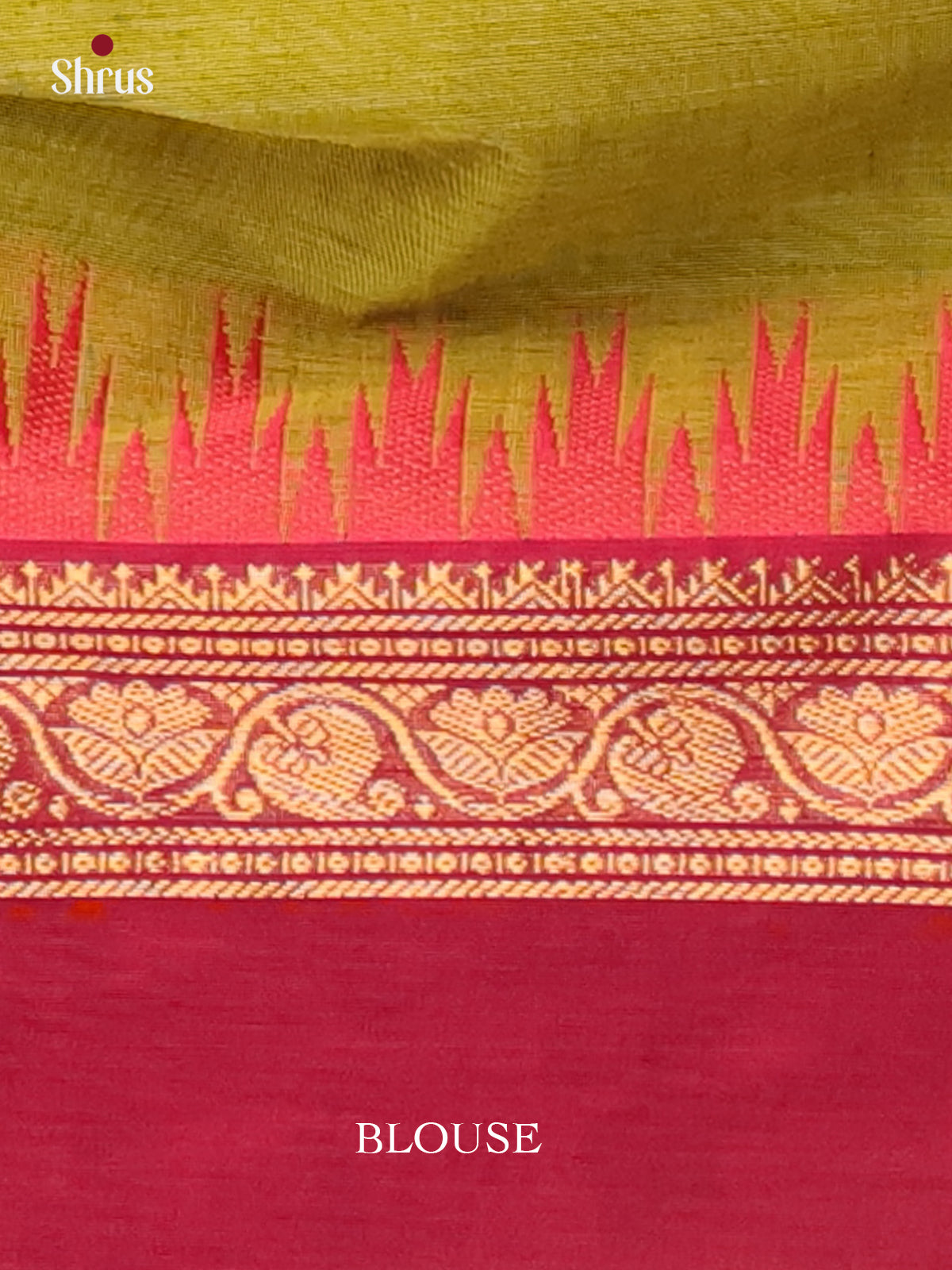 Green & Maroon - Chettinad Cotton Saree