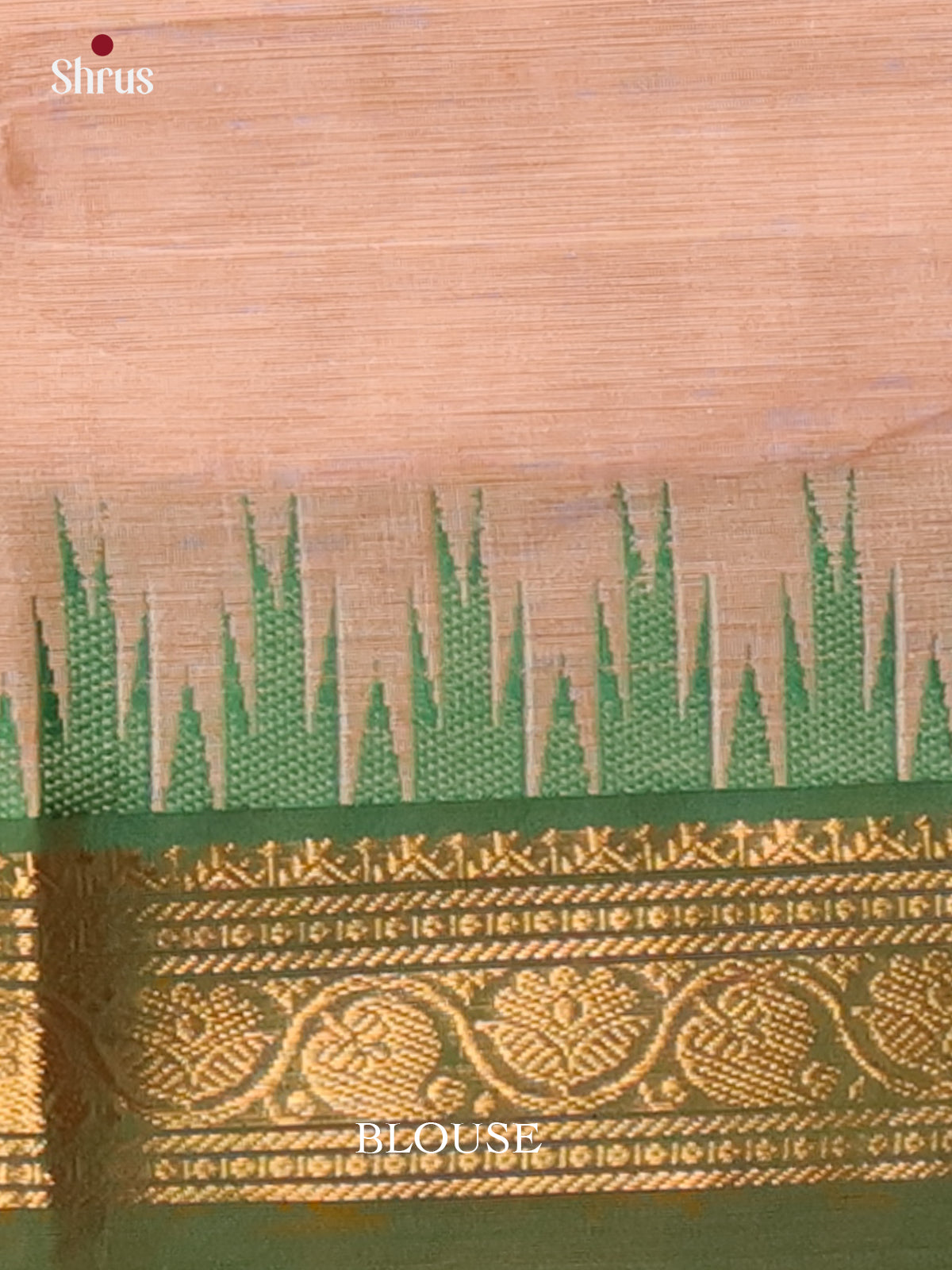 Biscuit & Green - Chettinad Cotton Saree