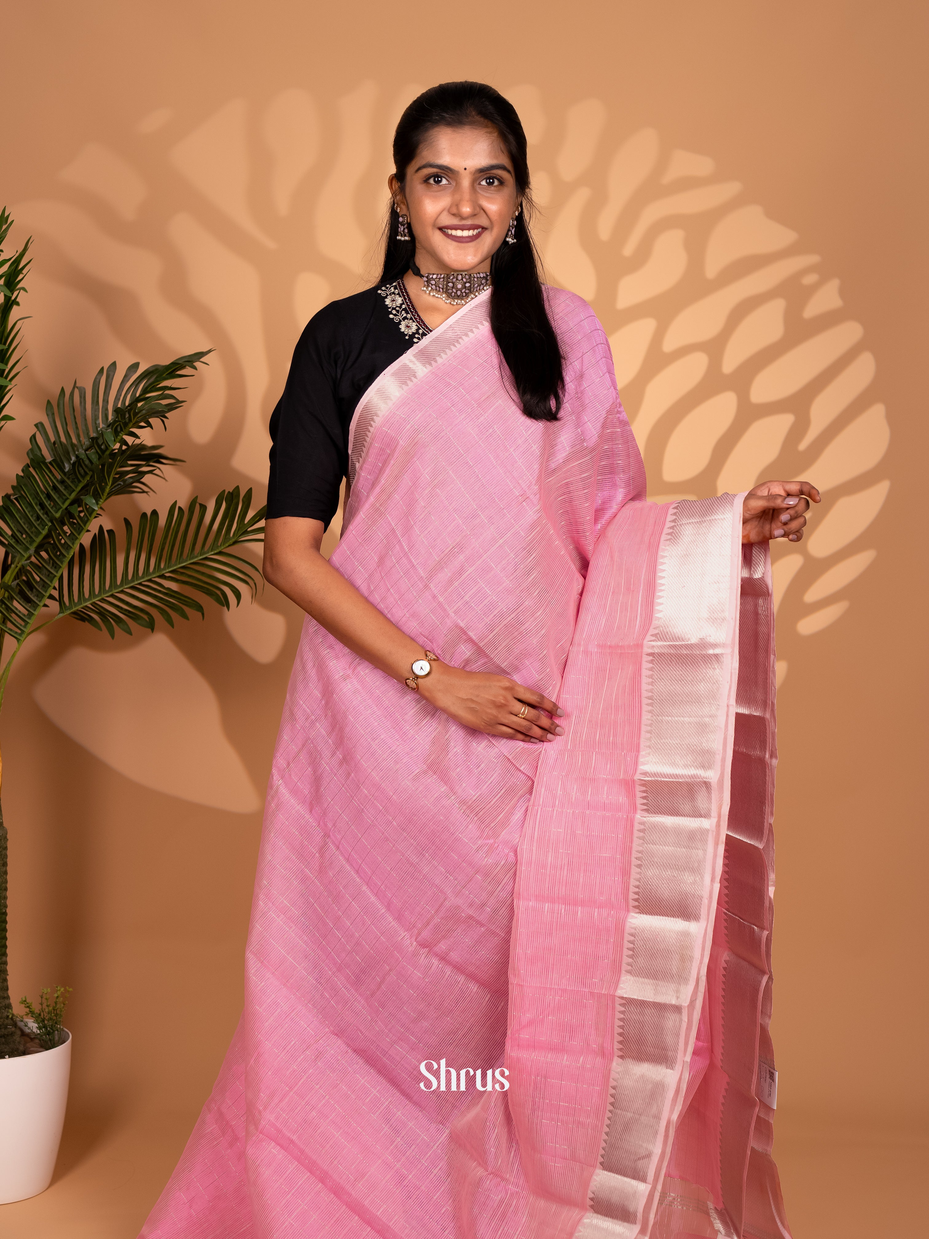 CKS25040 - Mangalagiri silkcotton Saree - Shop on Shrus.com