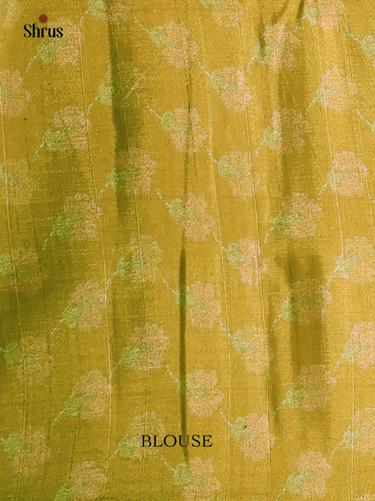 Lime Yellow - Printed Tussar saree - CKS25062 - Shop on Shrus.com