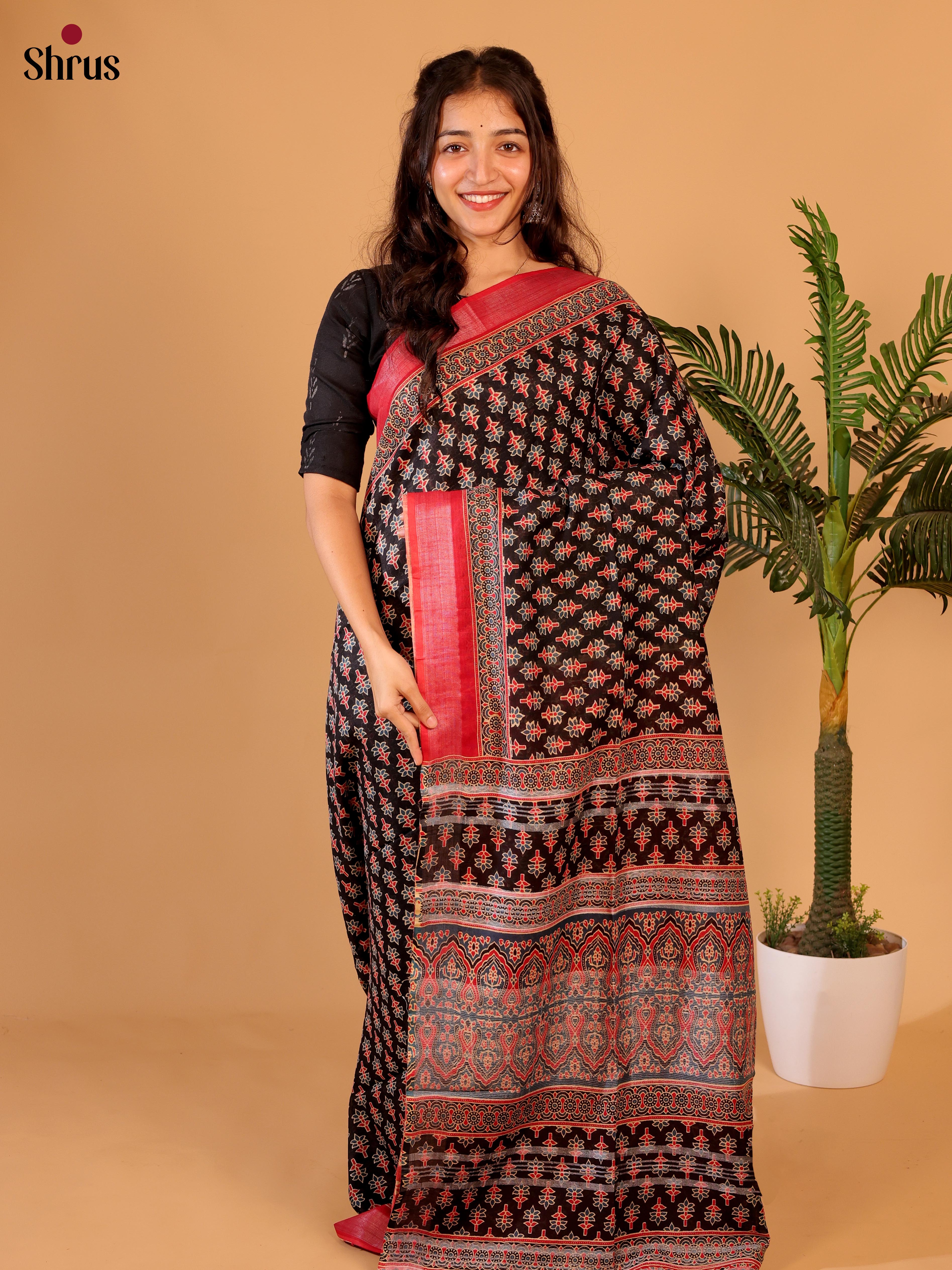 CKS25145 - Linen Cotton Saree