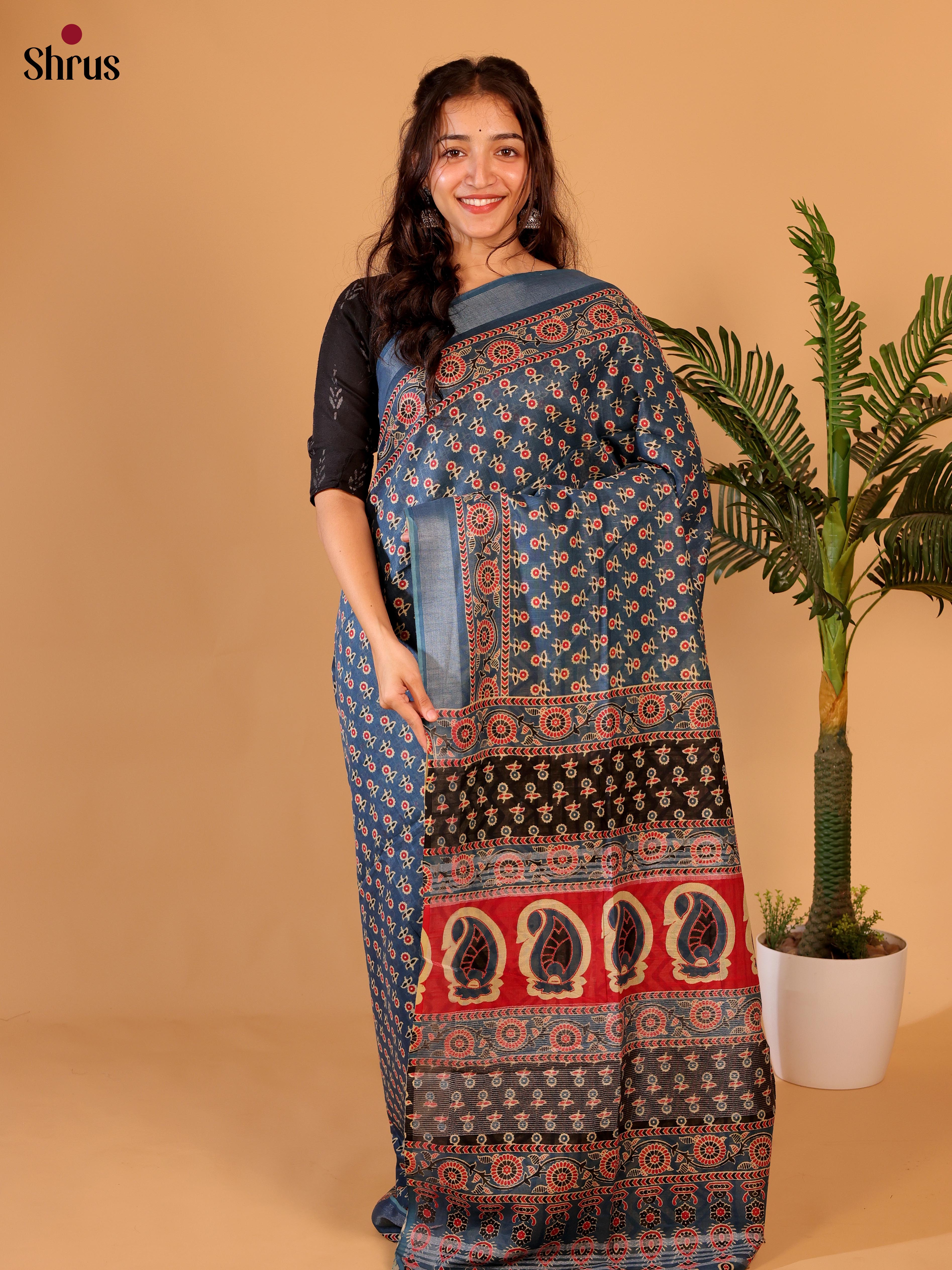 CKS25146 - Linen Cotton Saree