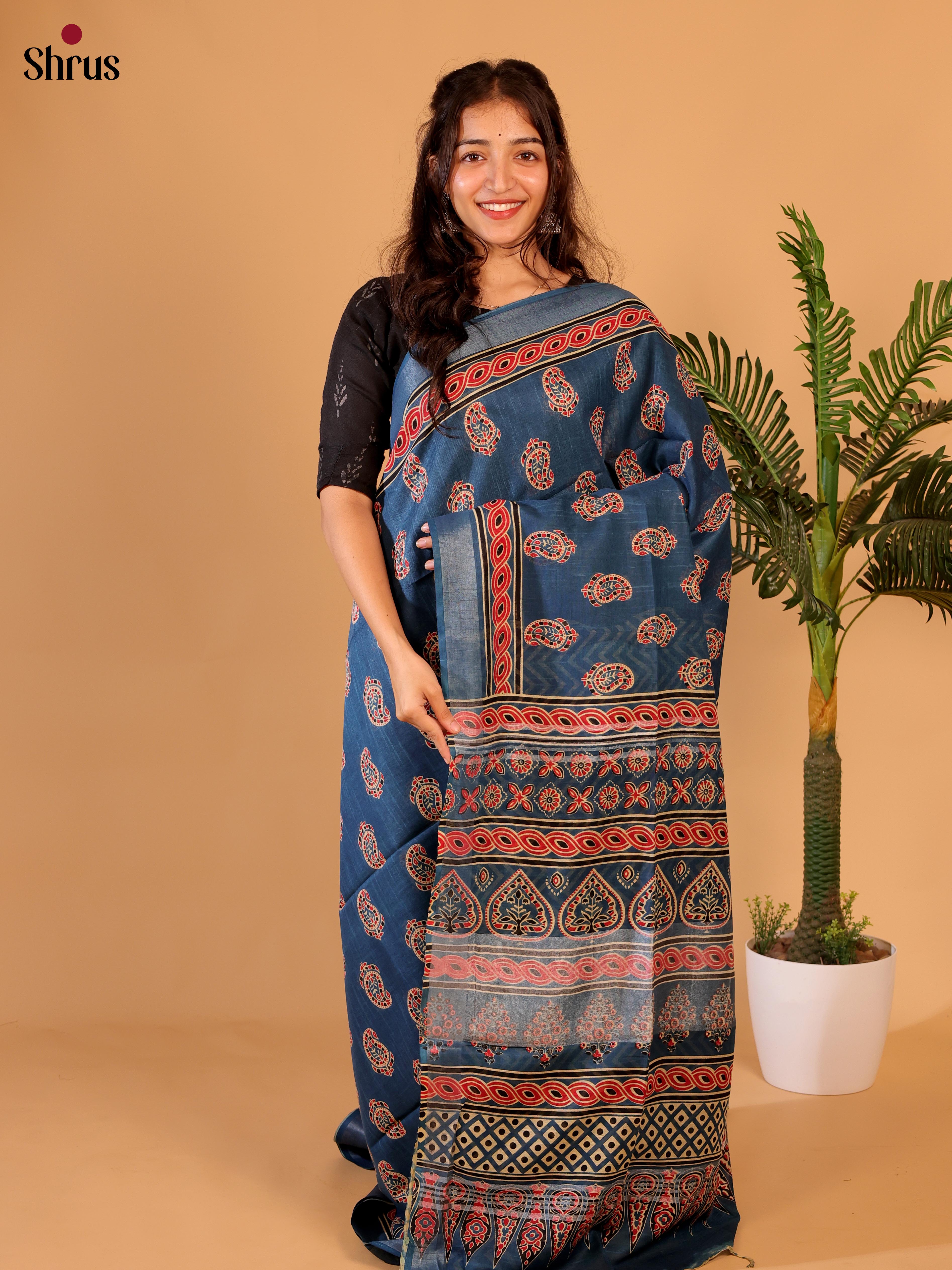 CKS25150 - Linen Cotton Saree