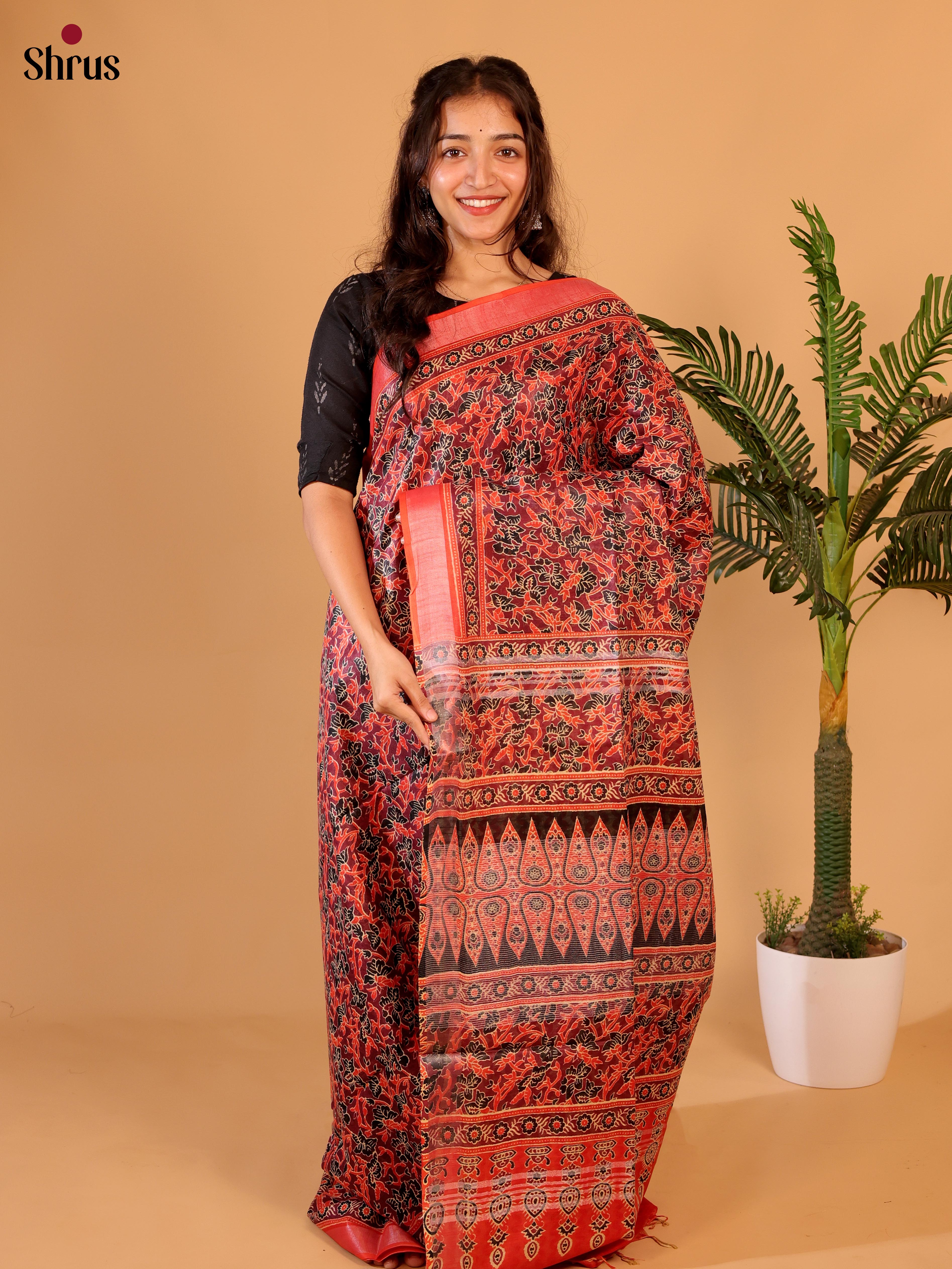 CKS25151 - Linen Cotton Saree