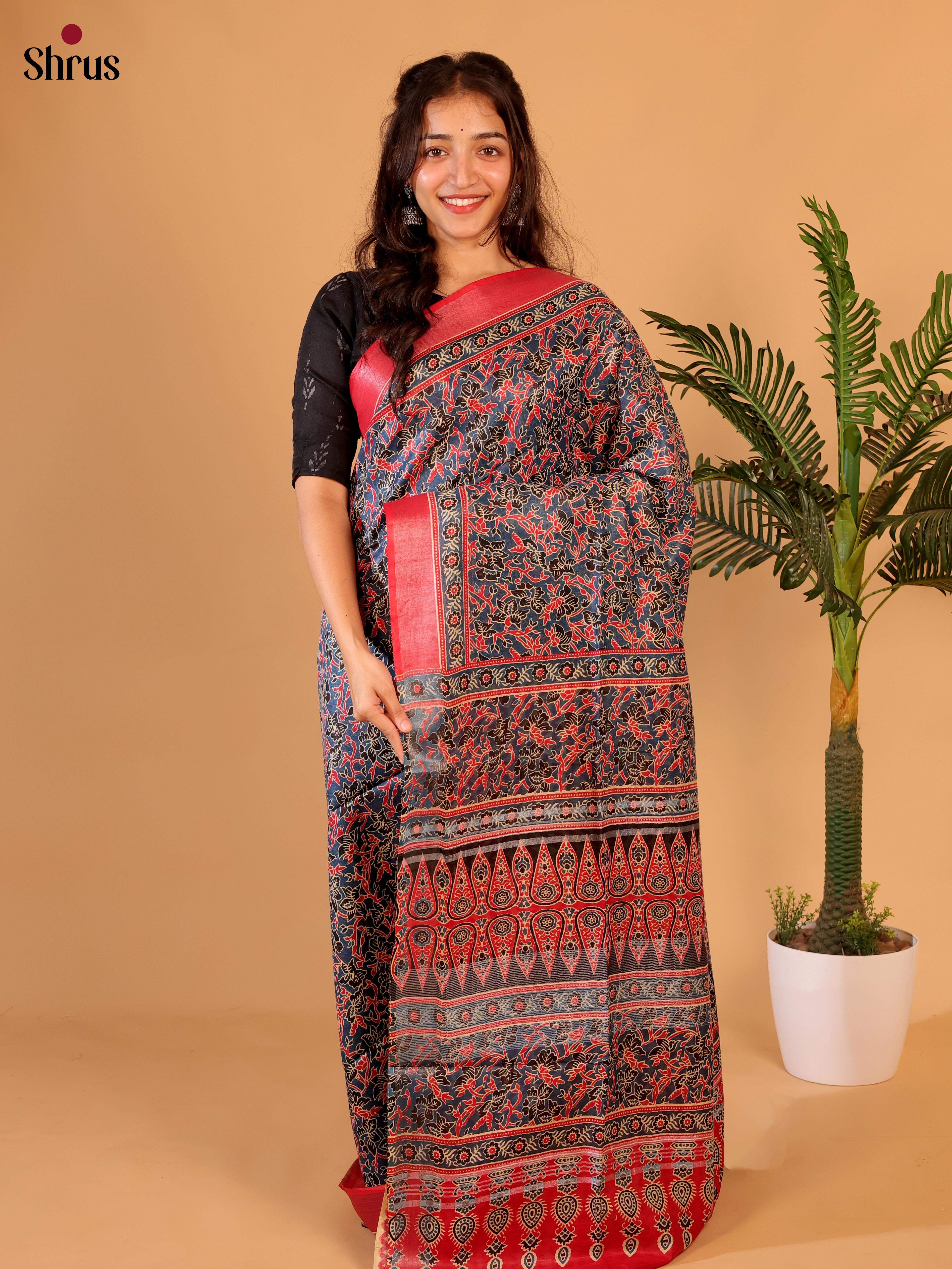 CKS25161 - Linen Cotton Saree