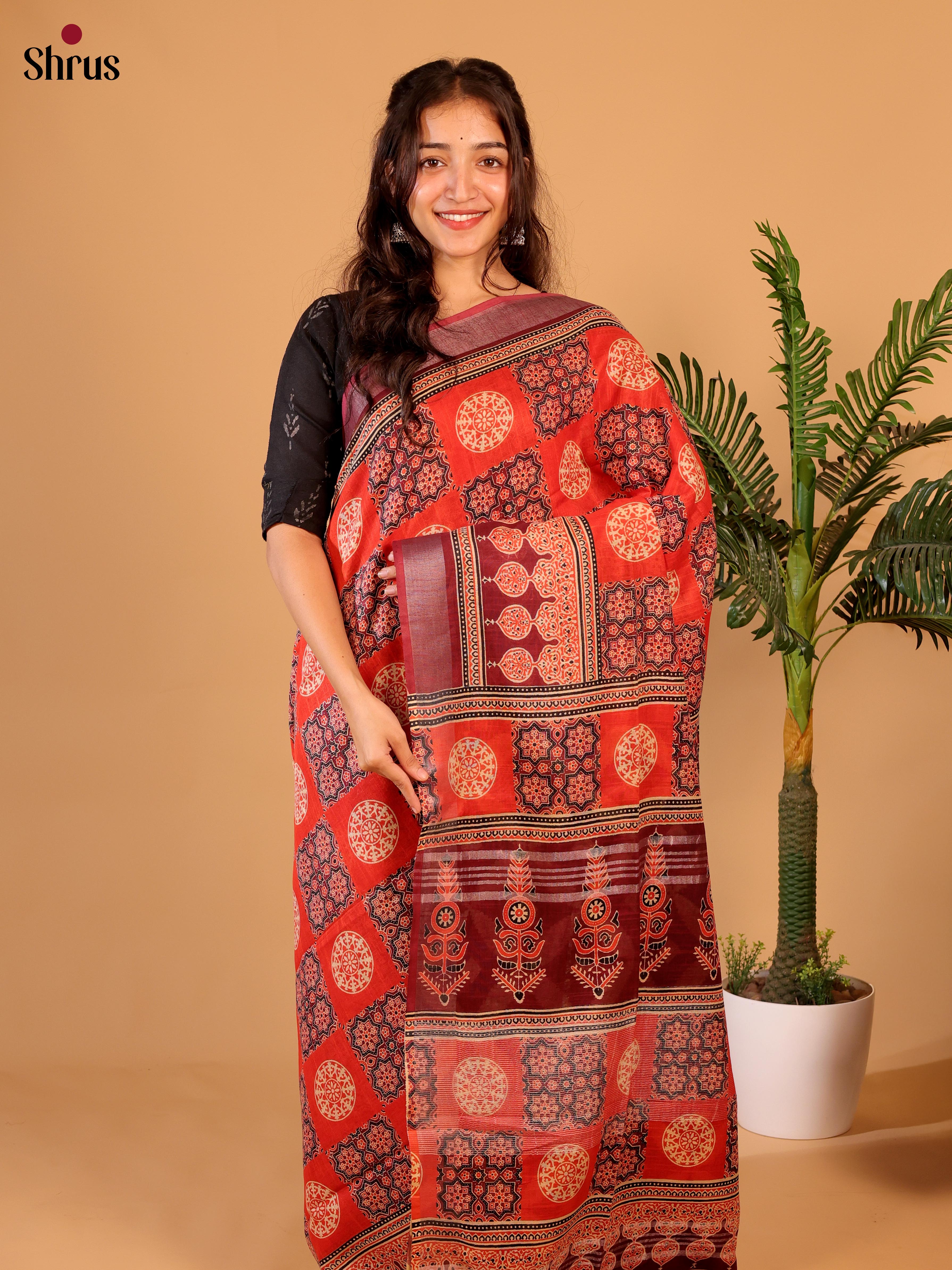 CKS25162 - Linen Cotton Saree