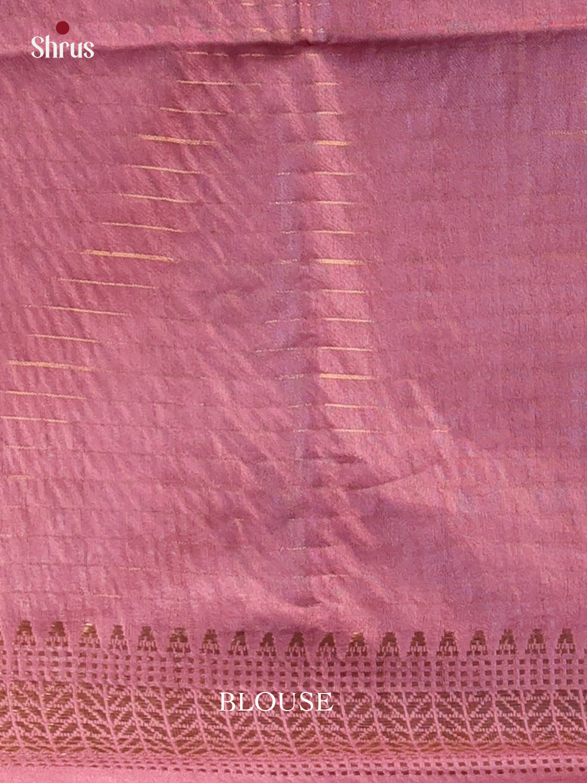 Onion Pink- Semi Tussar Saree