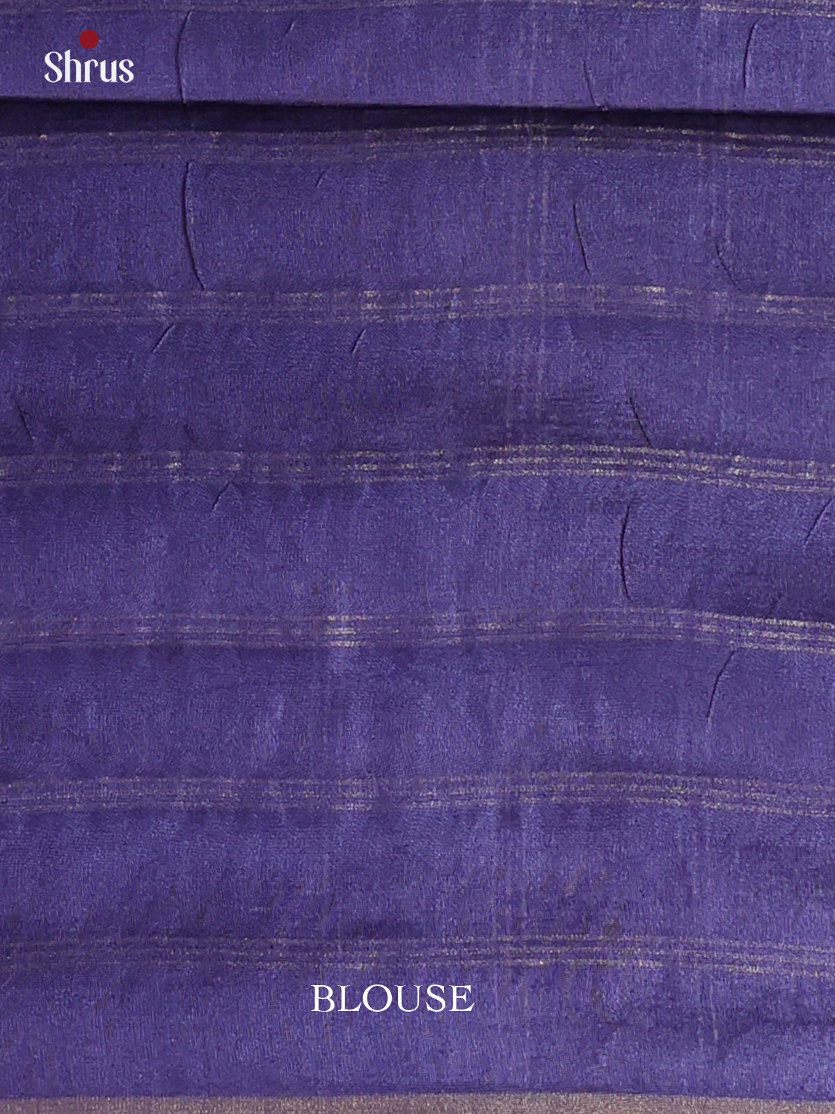 Brown & Violet - Semi Tussar Saree