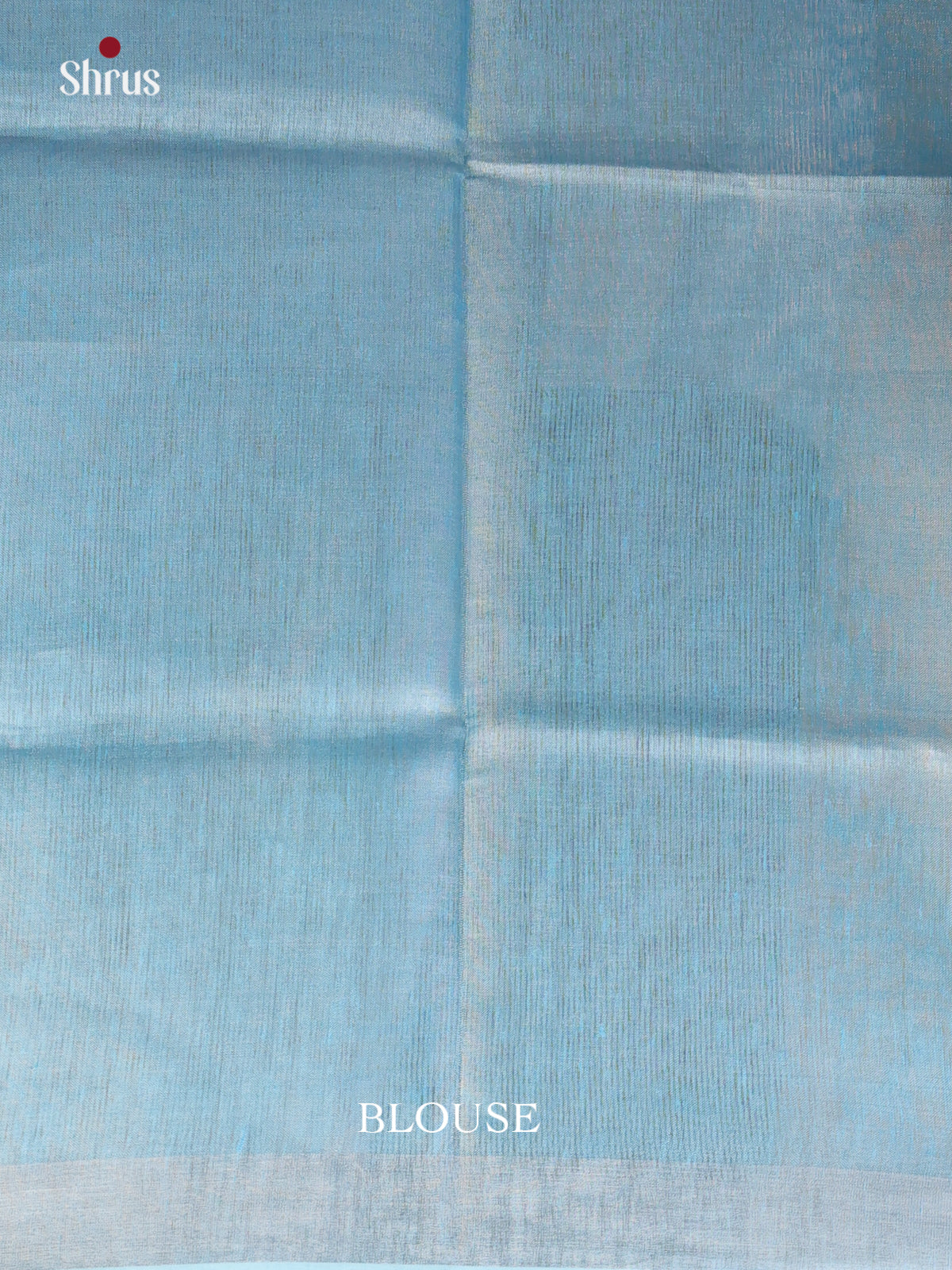 Blue & Silver - Linen Saree