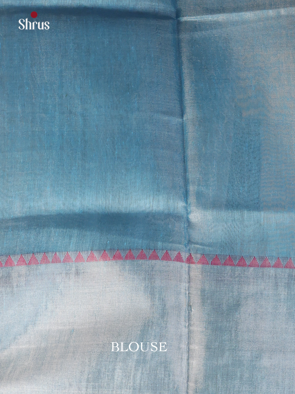 Blue - Linen Saree