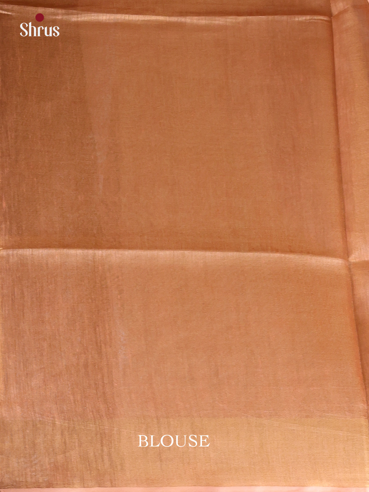 Peach & Gold - Linen Saree