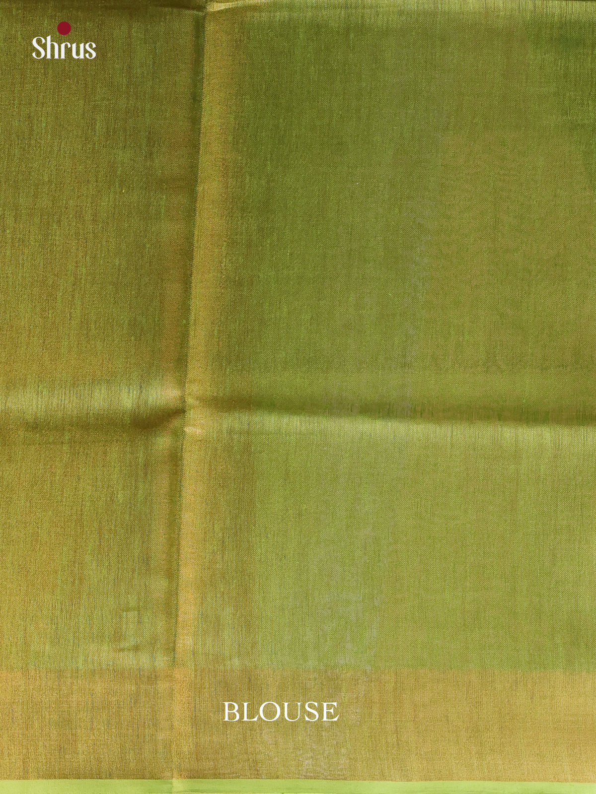 Green & Gold - Linen Saree