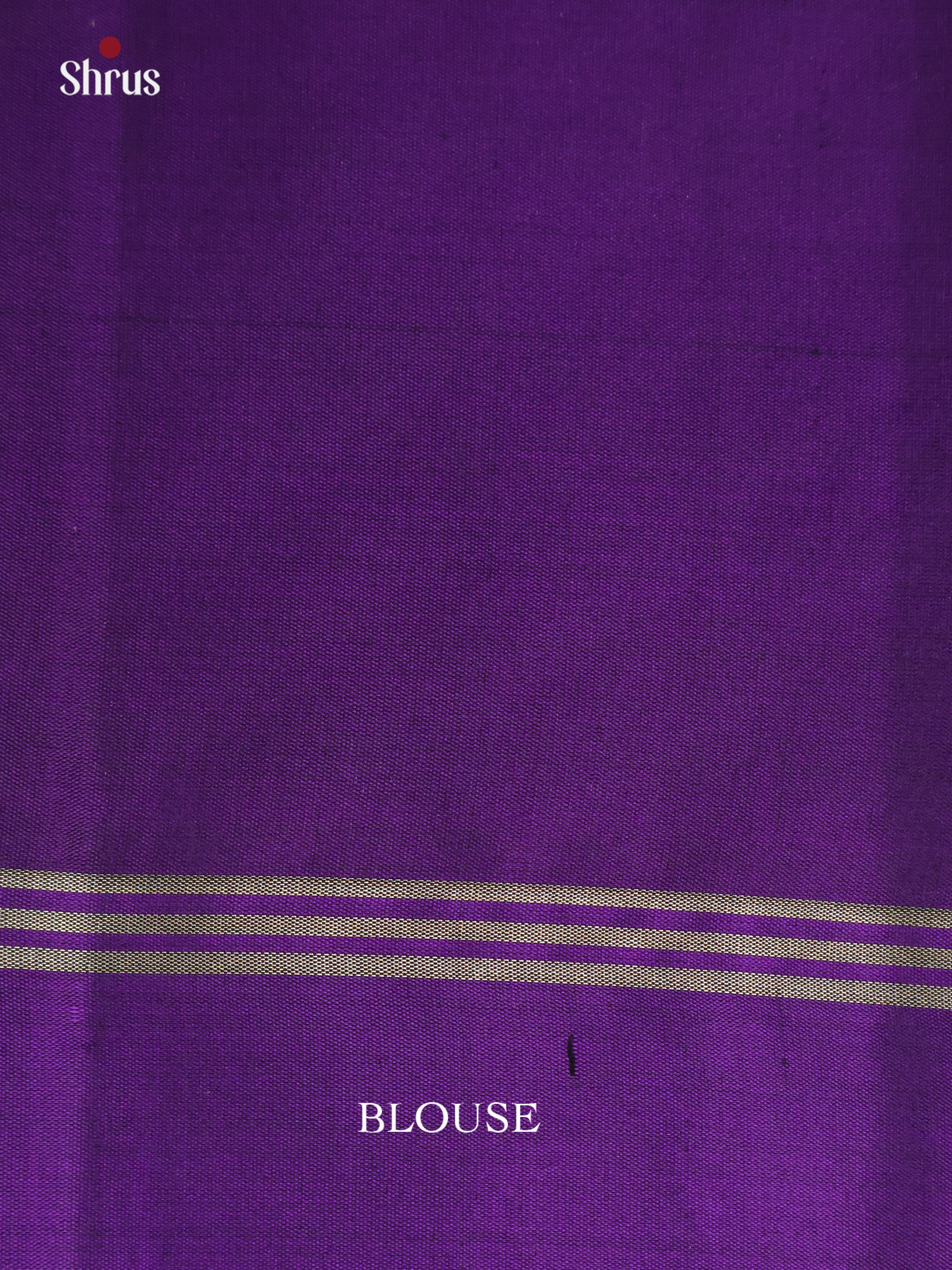 Blue & Violet - Soft Silk Saree