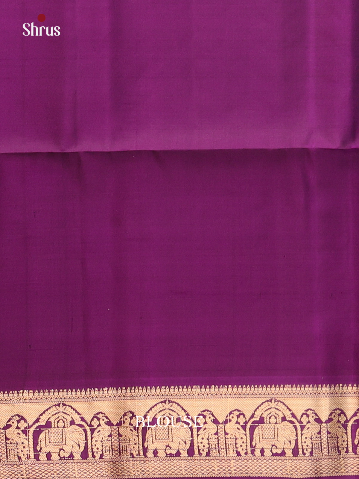 Purple & Violet- Soft Silk Saree - Shop on Shrus.com