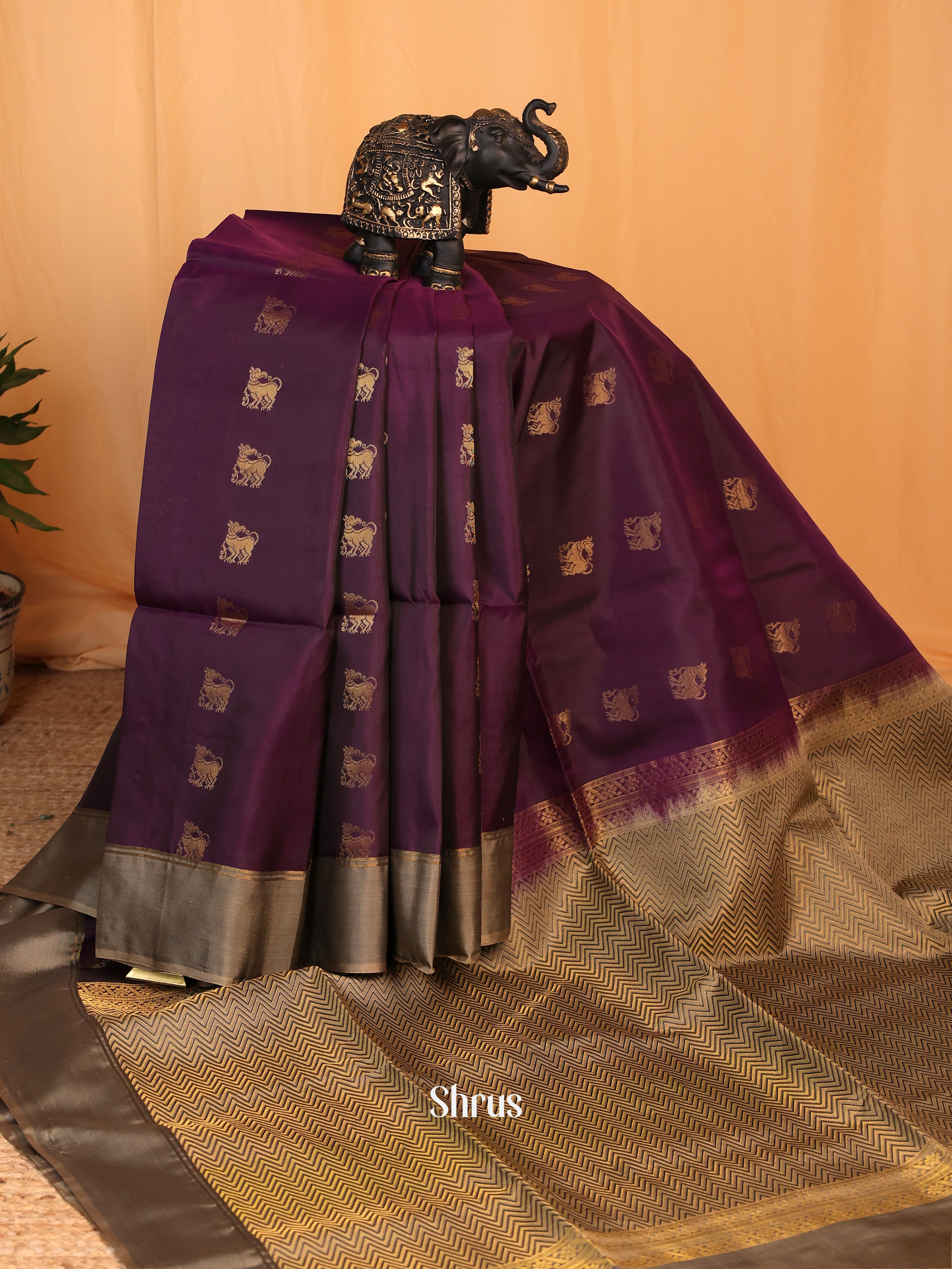 CKS26196 - Softsilk-halfpure Saree - Shop on Shrus.com