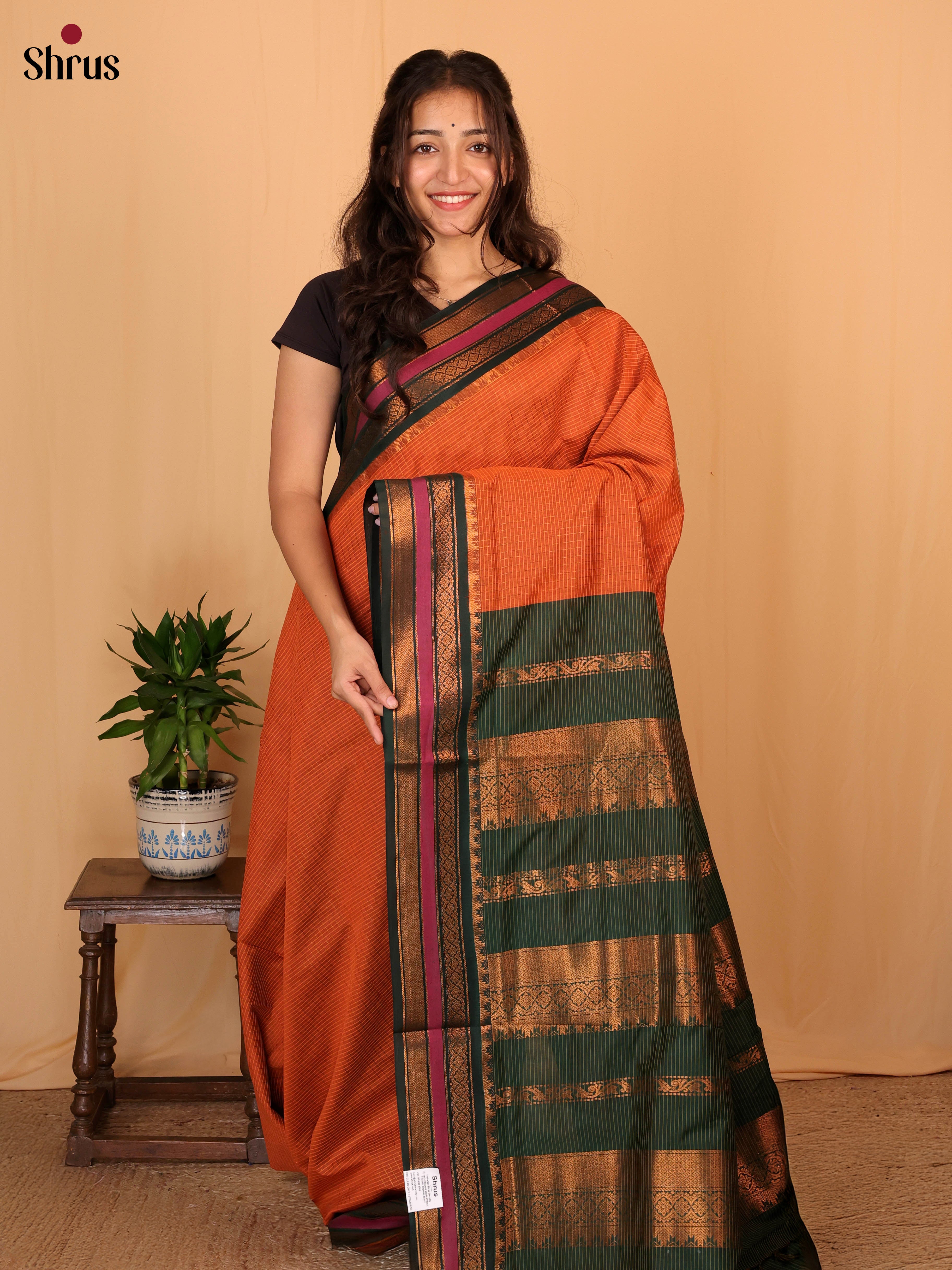 CKS27006 - Kalyani Cotton Saree - Shop on Shrus.com