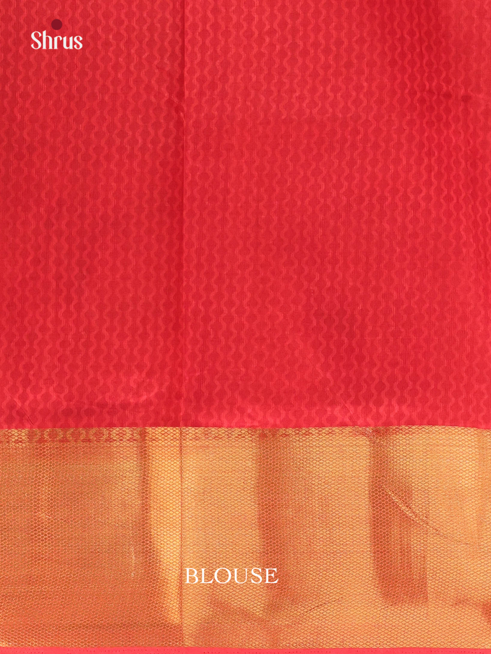 Red & Maroon- Semi Patola Saree