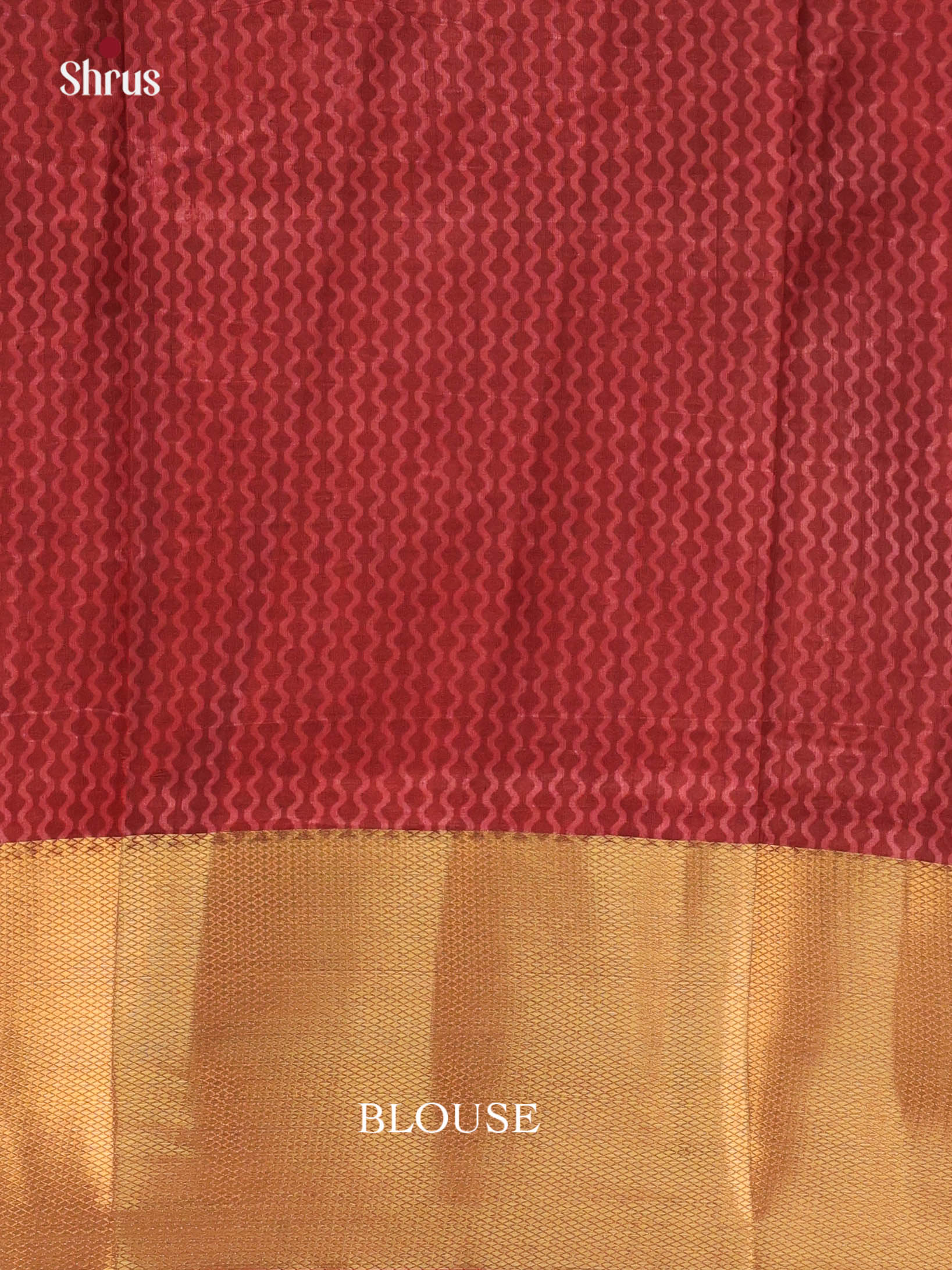 Maroon - Semi Patola Saree