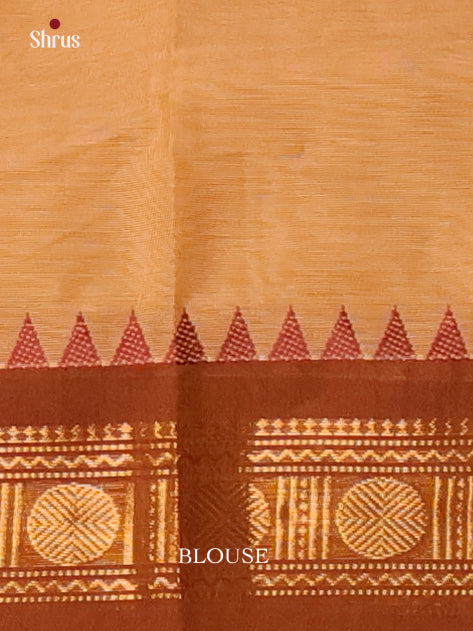 Lite Brown & Brown - Chettinad Cotton