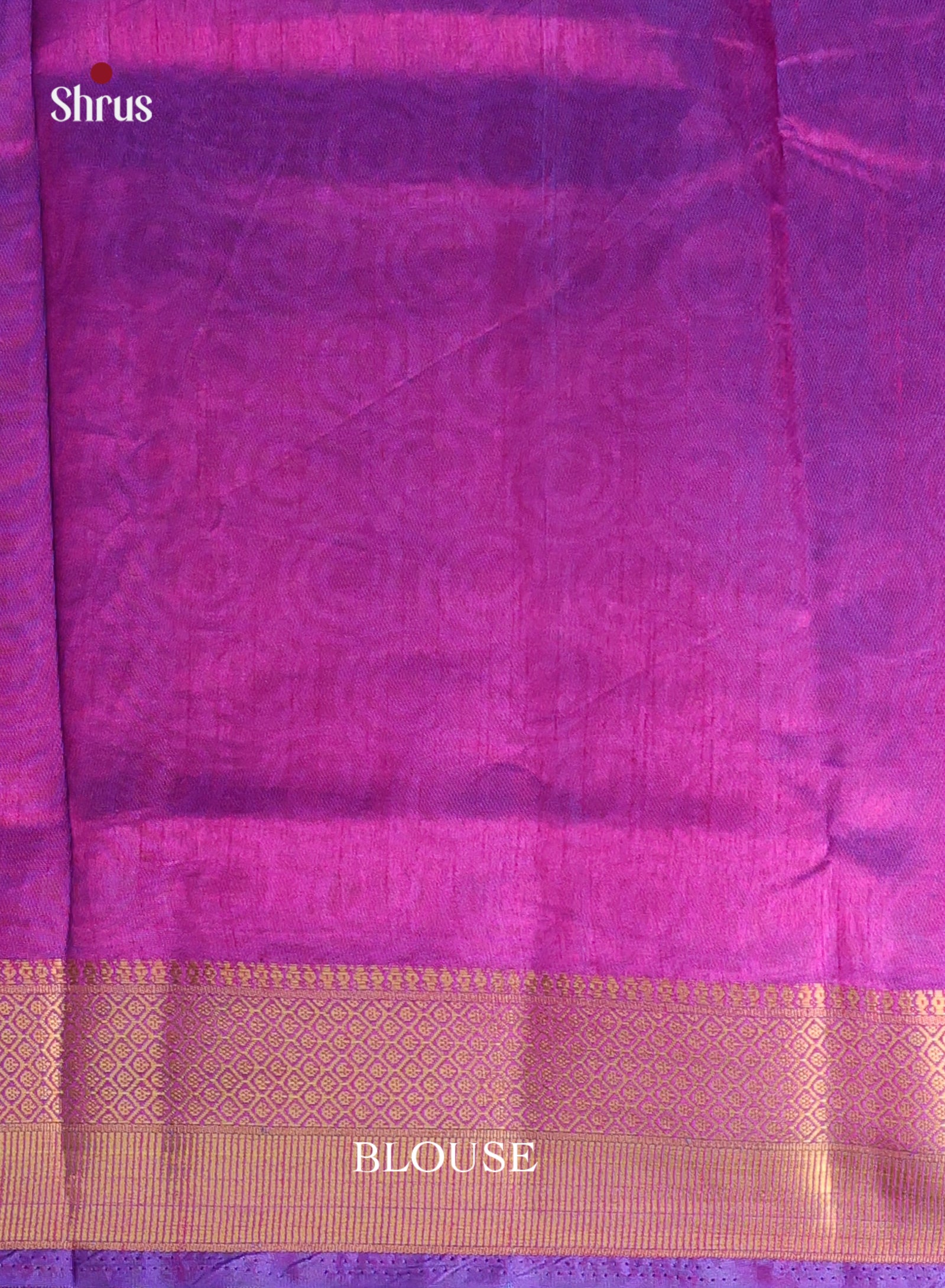 Blue & Purple  - Semi Patola Saree