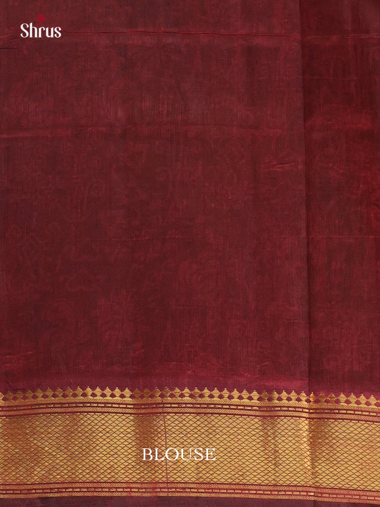 Black & Maroon - Semi Patola Saree - Shop on Shrus.com