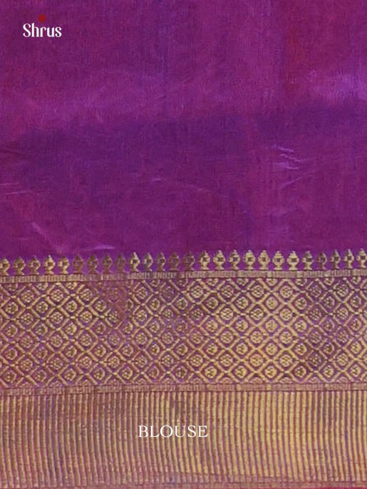 Red & Purple - Semi Patola Saree