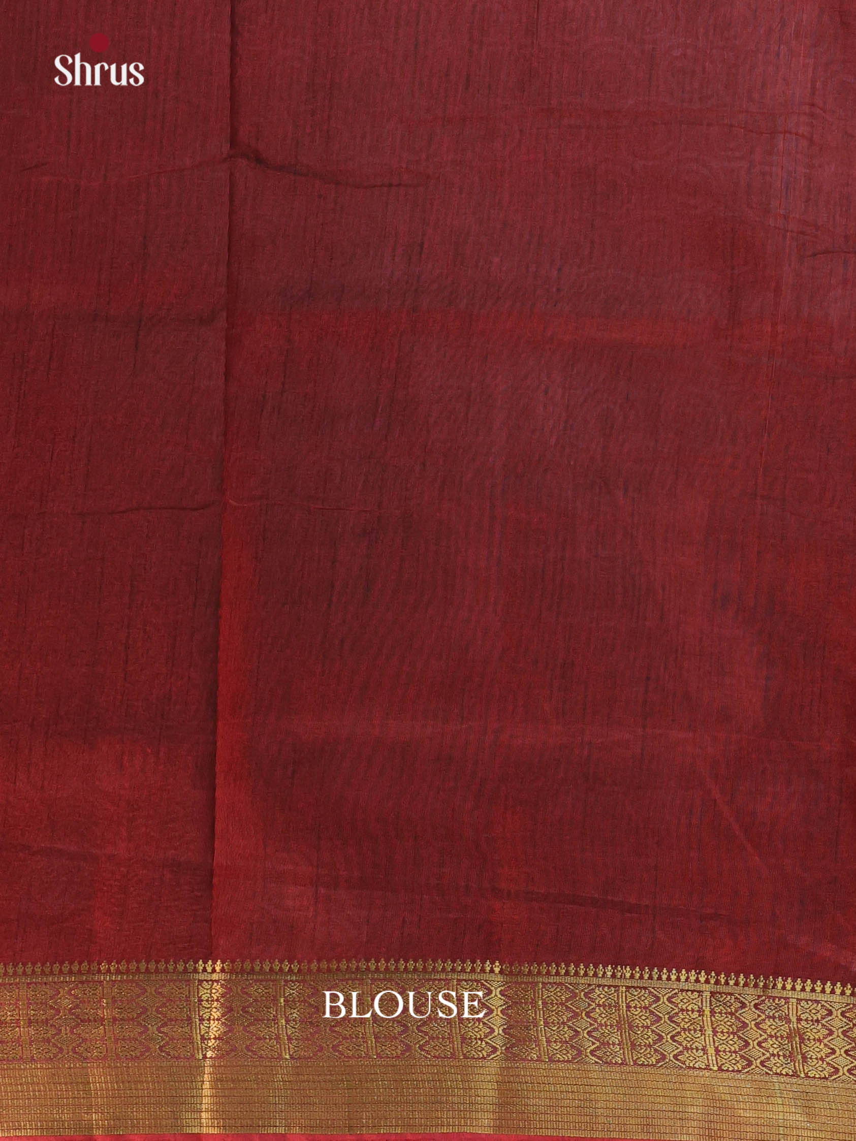 Red & Maroon - Semi Patola Saree