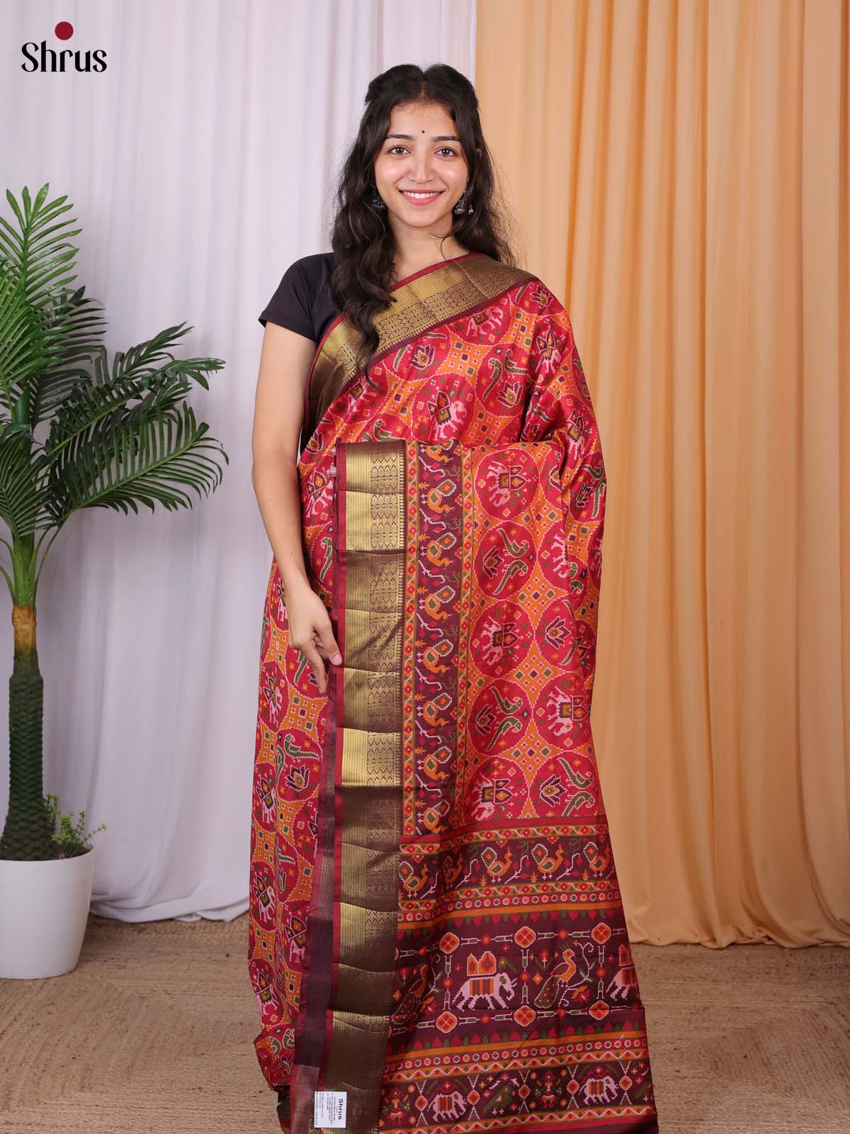 CKS29193 - Semi Patola Saree