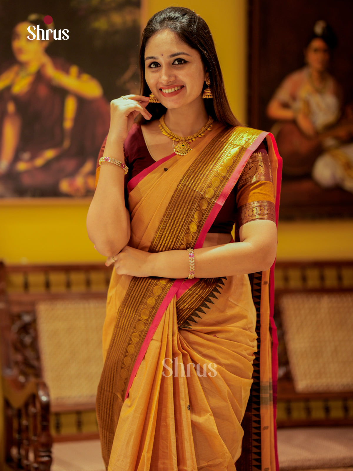 CLS02008  - Chettinad Cotton Saree