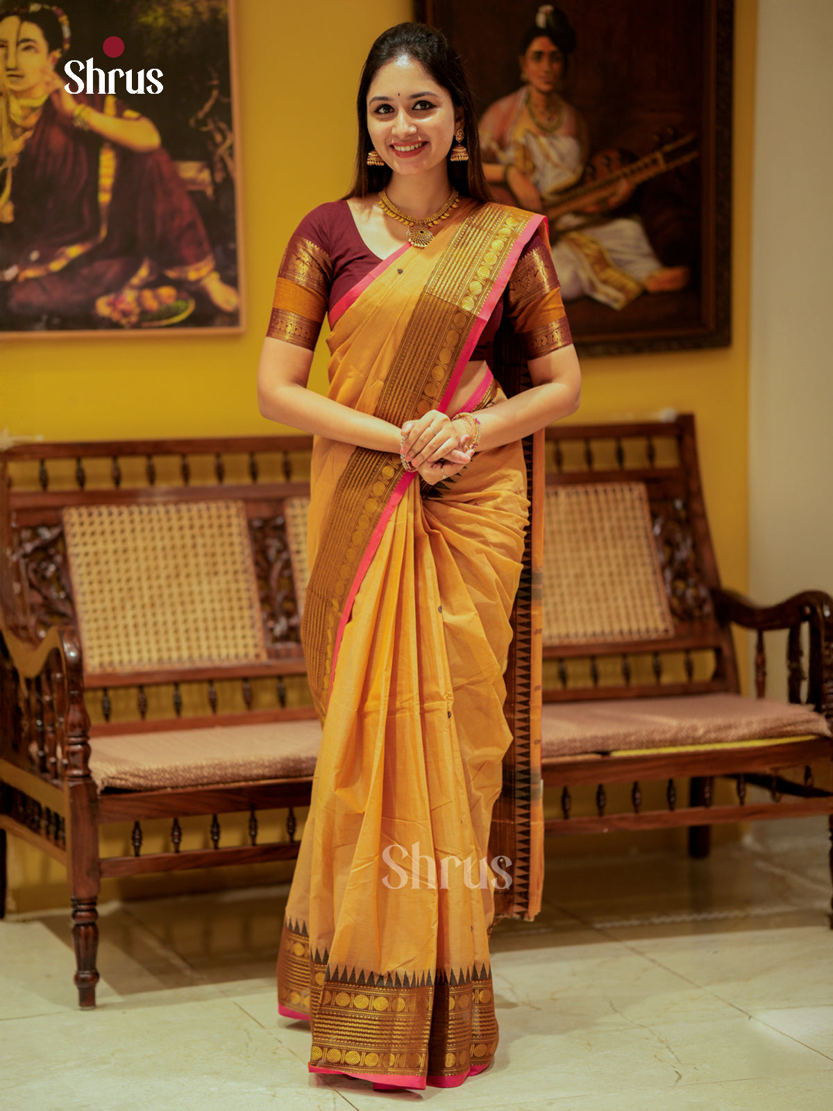 CLS02008  - Chettinad Cotton Saree