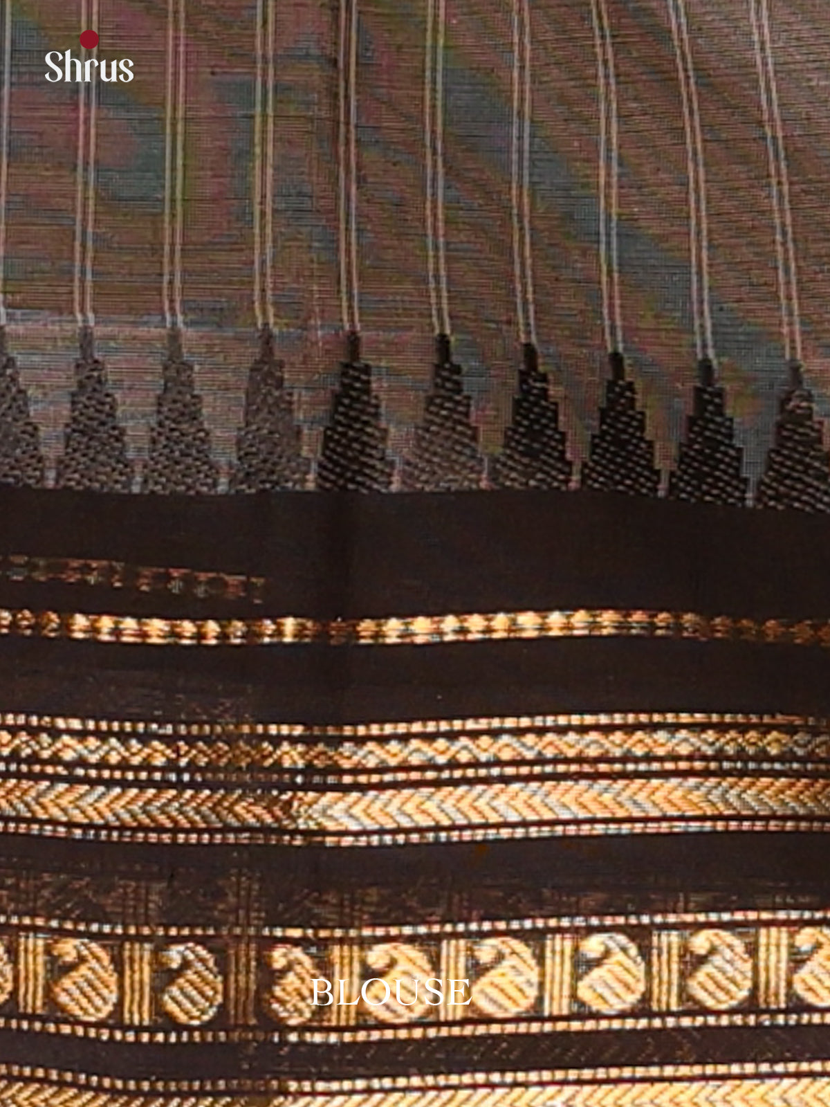 Grey & Black - Chettinad Cotton Saree