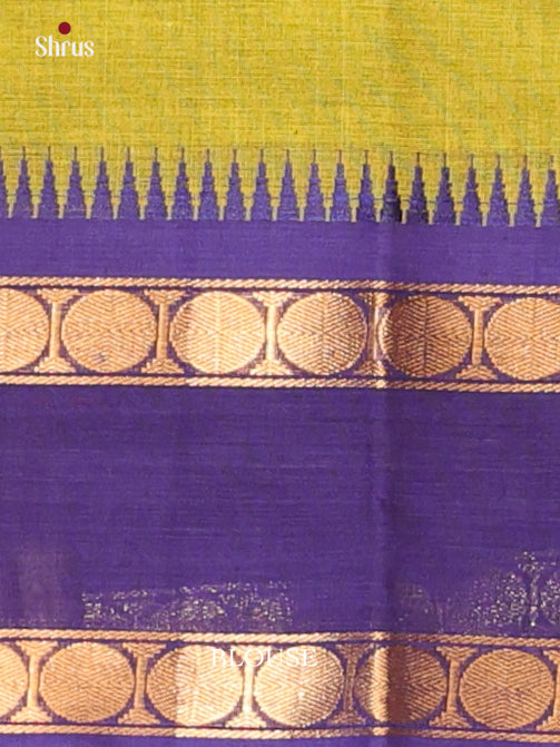 Green & Violet - Chettinad Cotton Saree