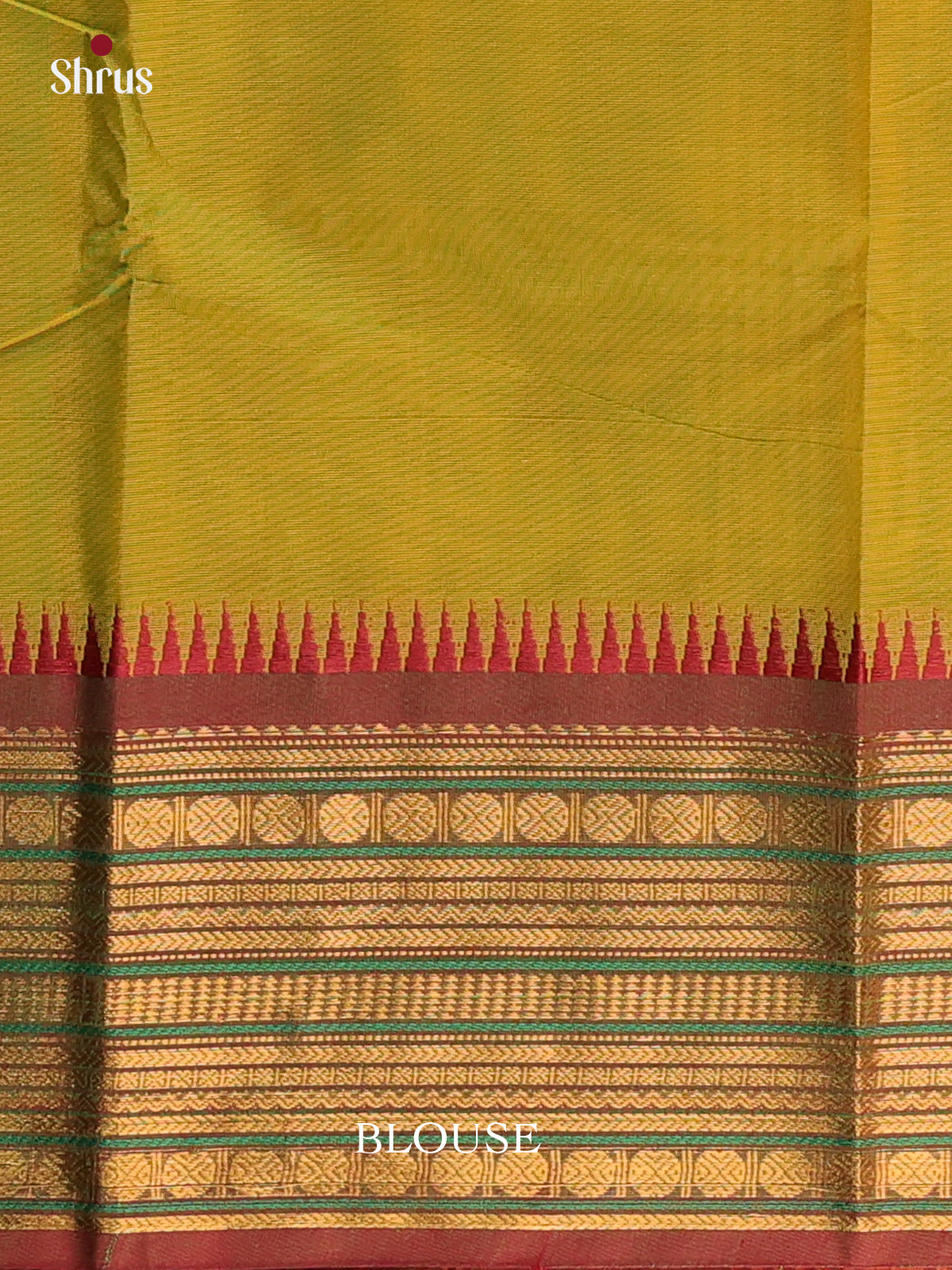 Green & Brown - Chettinad Cotton Saree