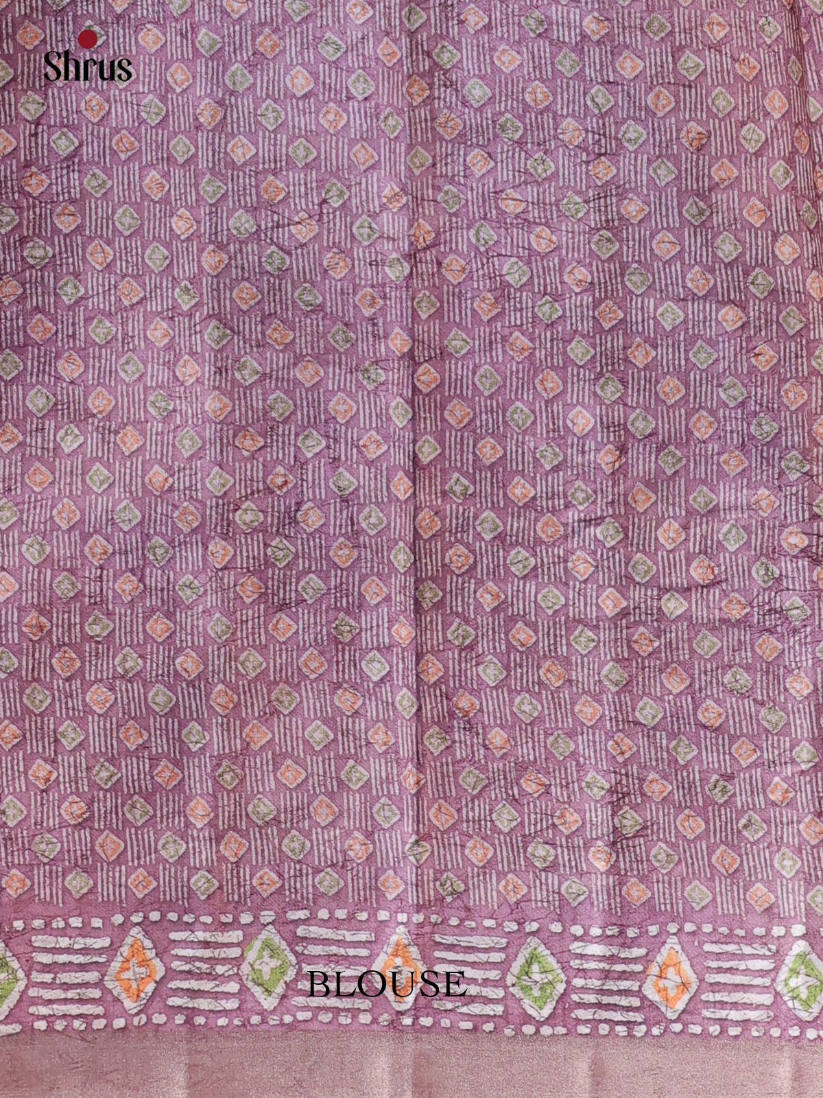 Blue & Purple- Semi Tussar Saree