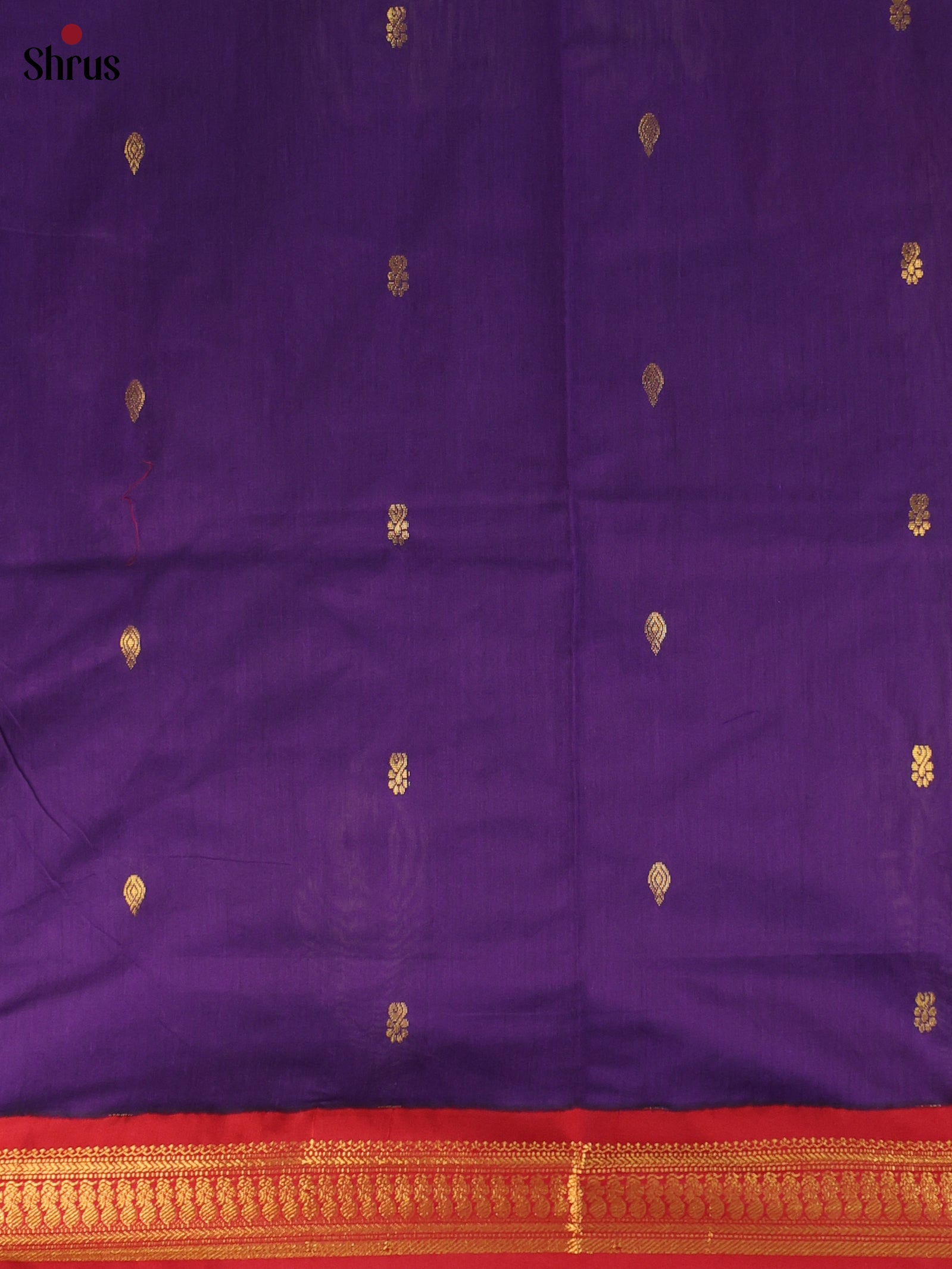 Violet & Maroon - Kalyani Cotton salwar unstitch