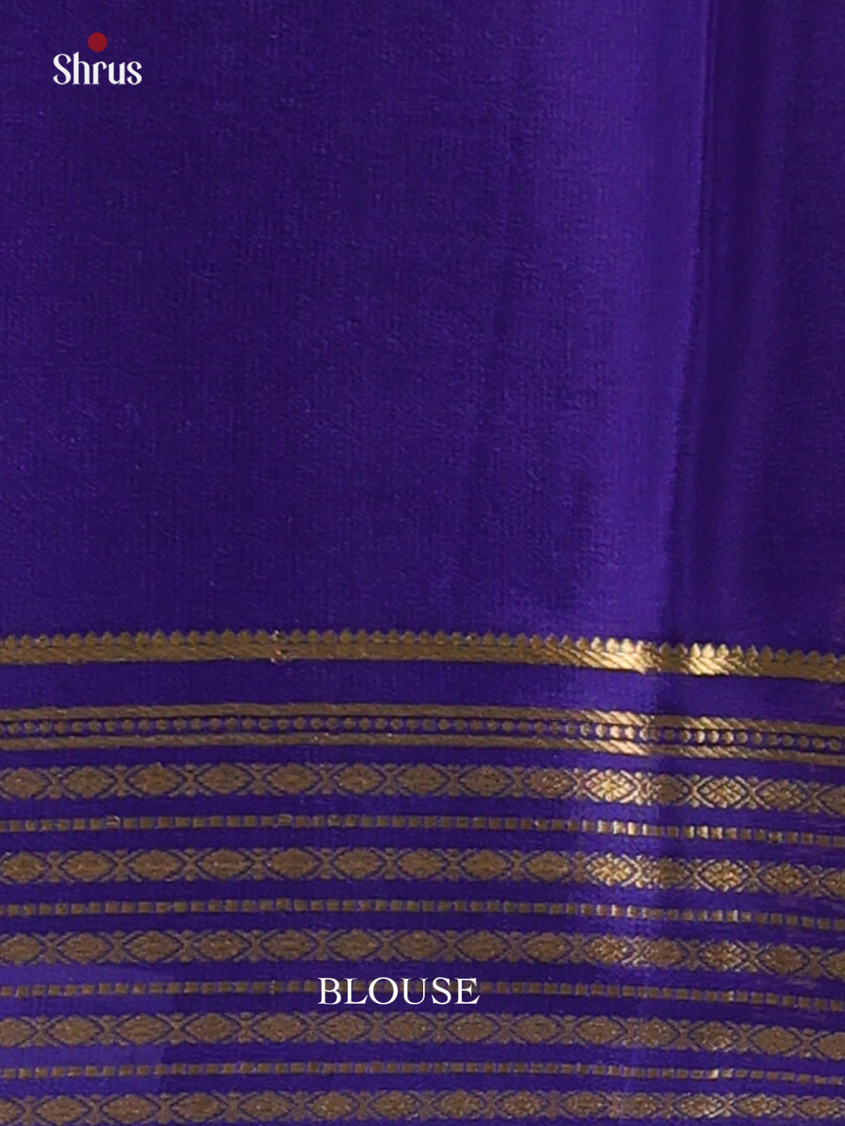 Teal & Blue - Mysore Silk Saree - Shop on Shrus.com