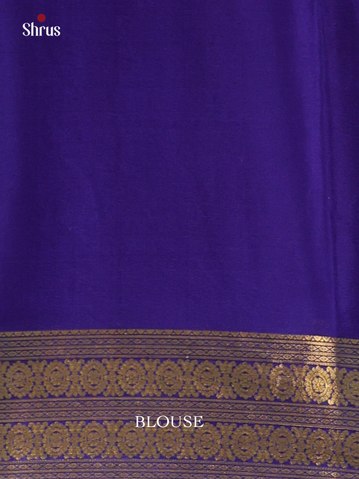 Orange & Violet - Mysore Silk Saree - Shop on Shrus.com