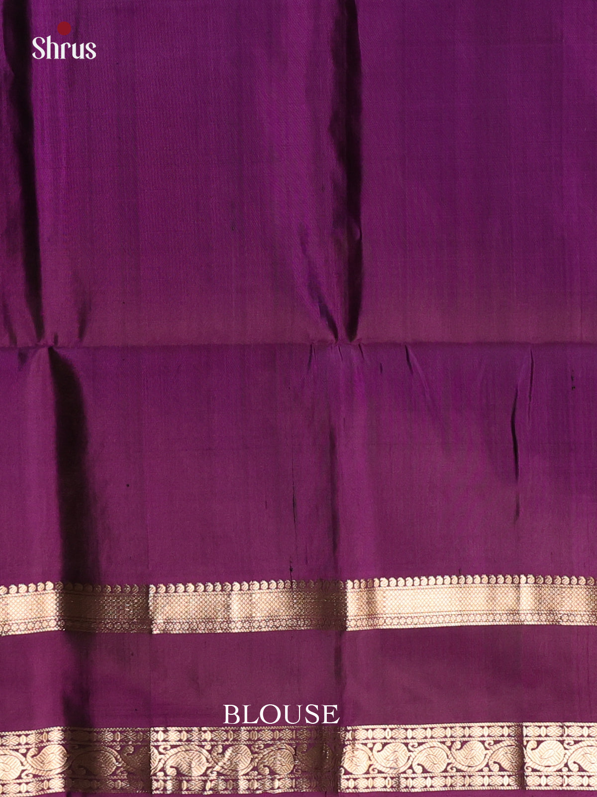 Blue & Violet - Soft Silk Saree