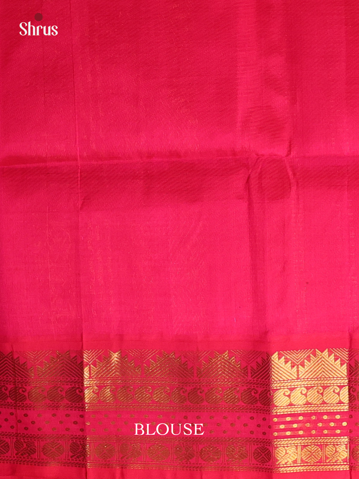 Mustardy Green & Maroon  - Silk Cotton Saree