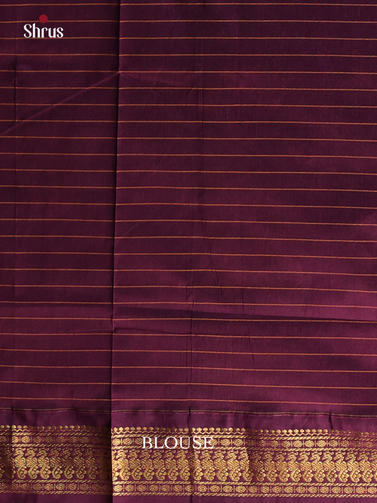 Brown & Purple - Kalyani Cotton Saree