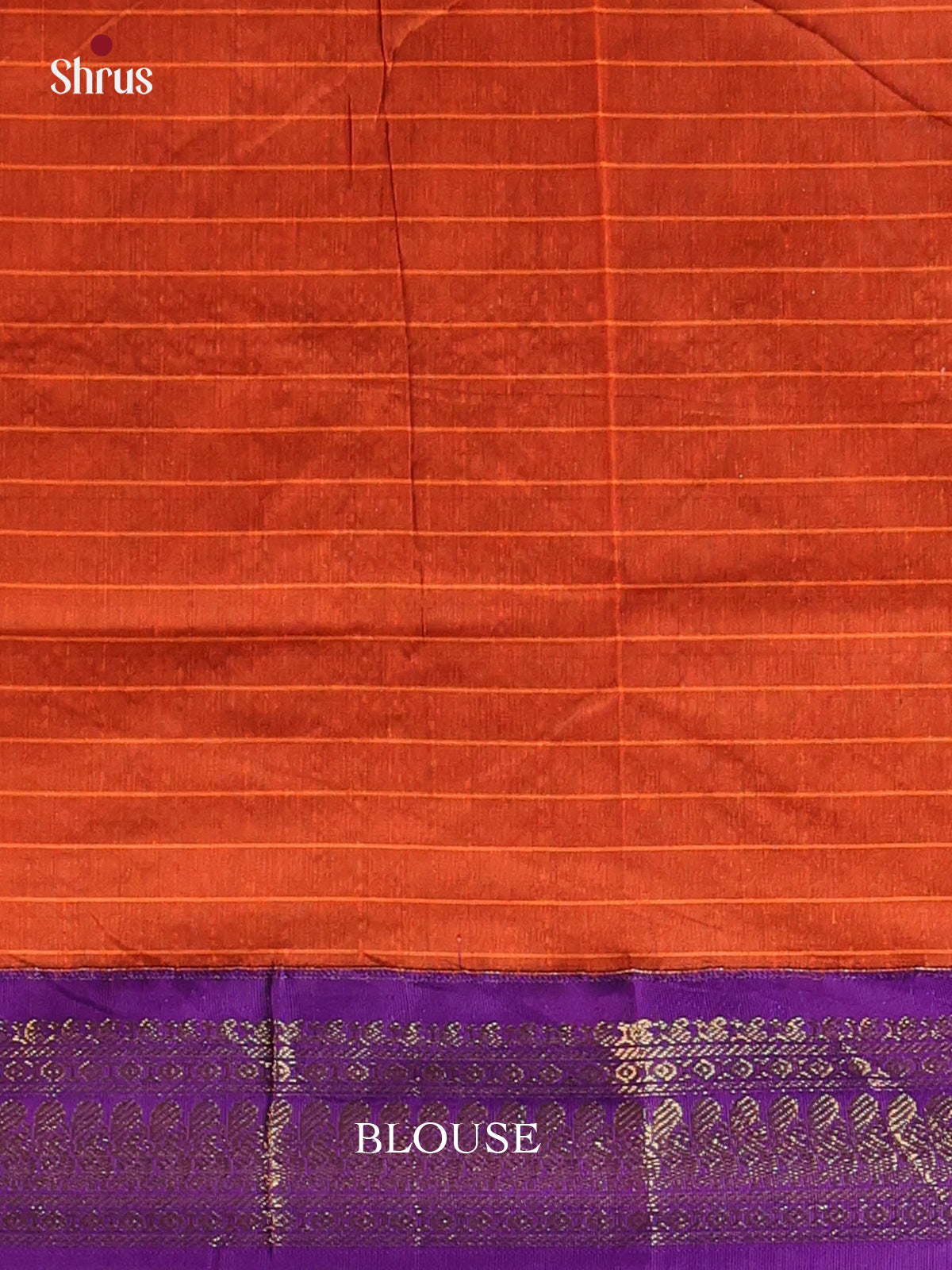 Green & Orange  - Kalyani Cotton Saree