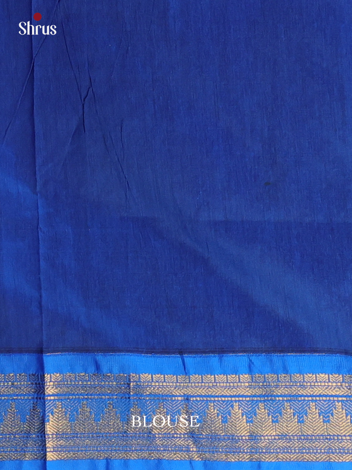 Maroon & Blue - Kalyani Cotton Saree