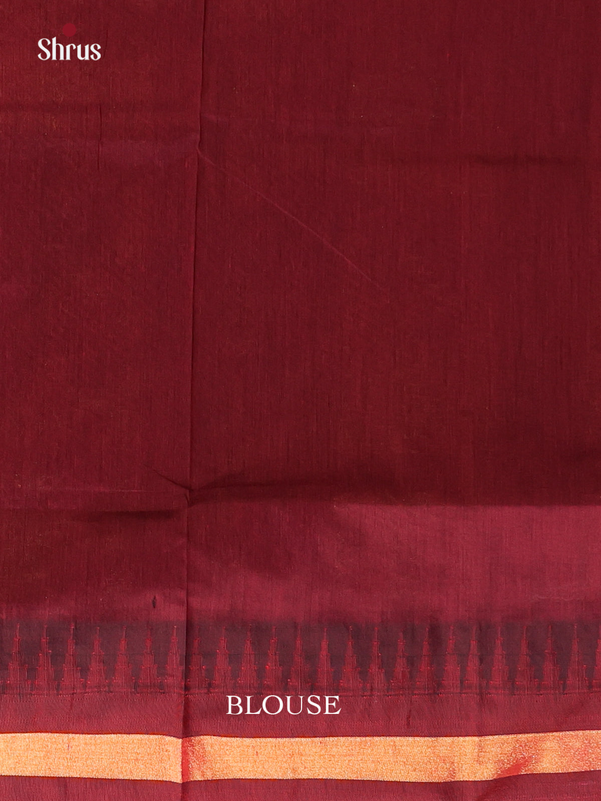 Green & Maroon - Kalyani Cotton Saree - Shop on Shrus.com